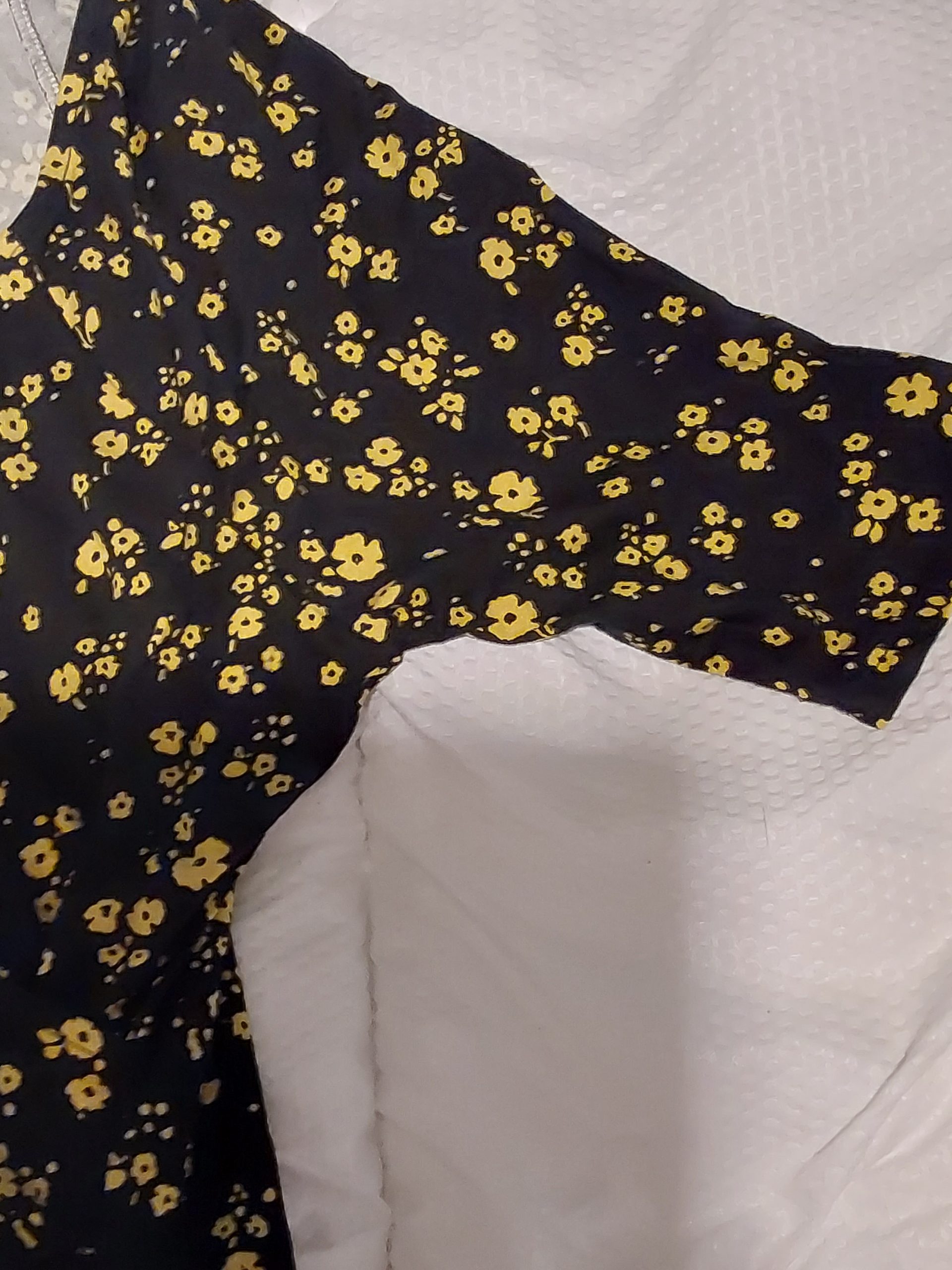 Boden Black & Yellow Floral Print Dress UK Womans Ladies Size 12 BNWT image 4
