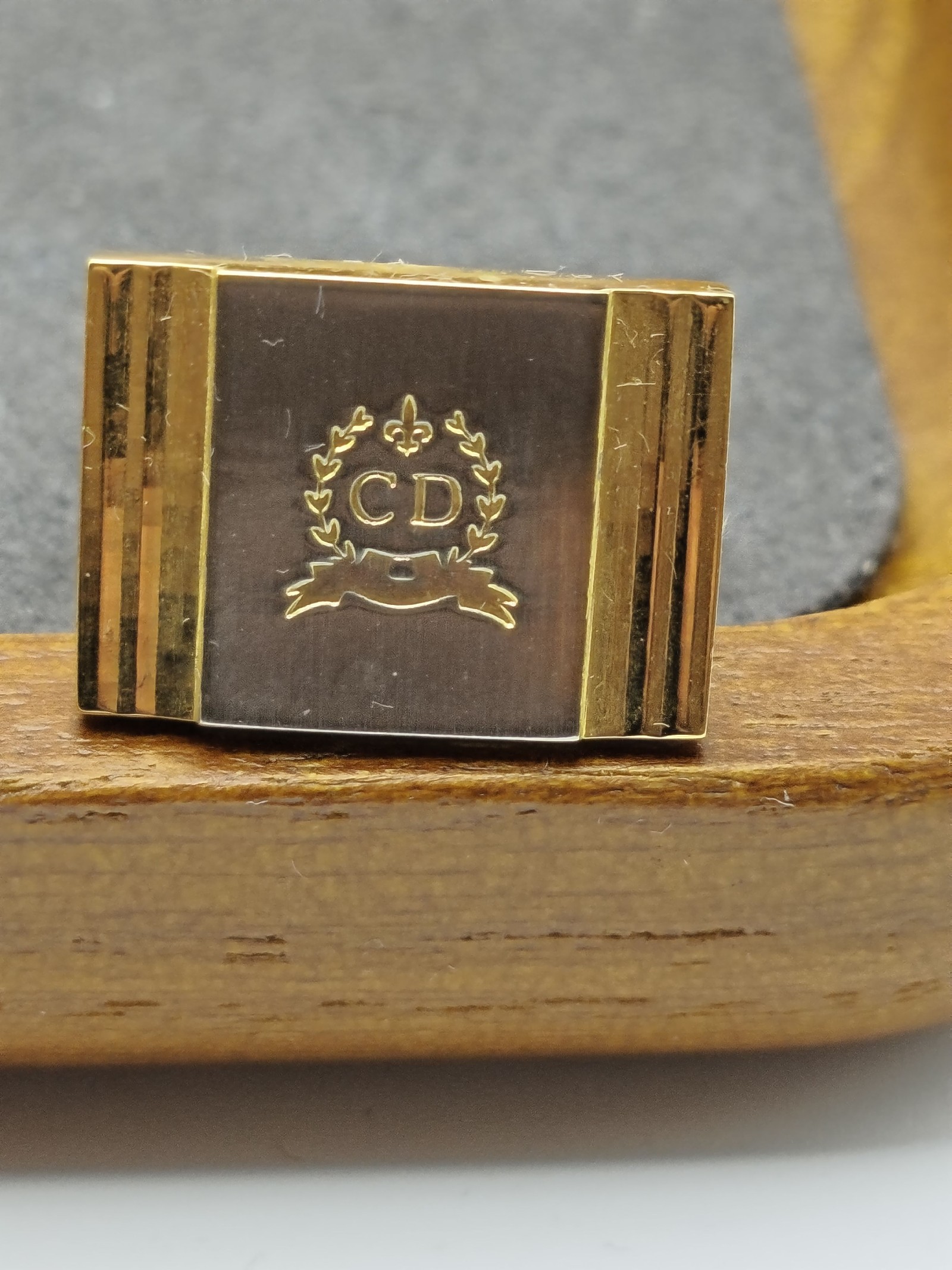Christian Dior Gold & Silver Cufflinks & Tie Clip Set Men image 4