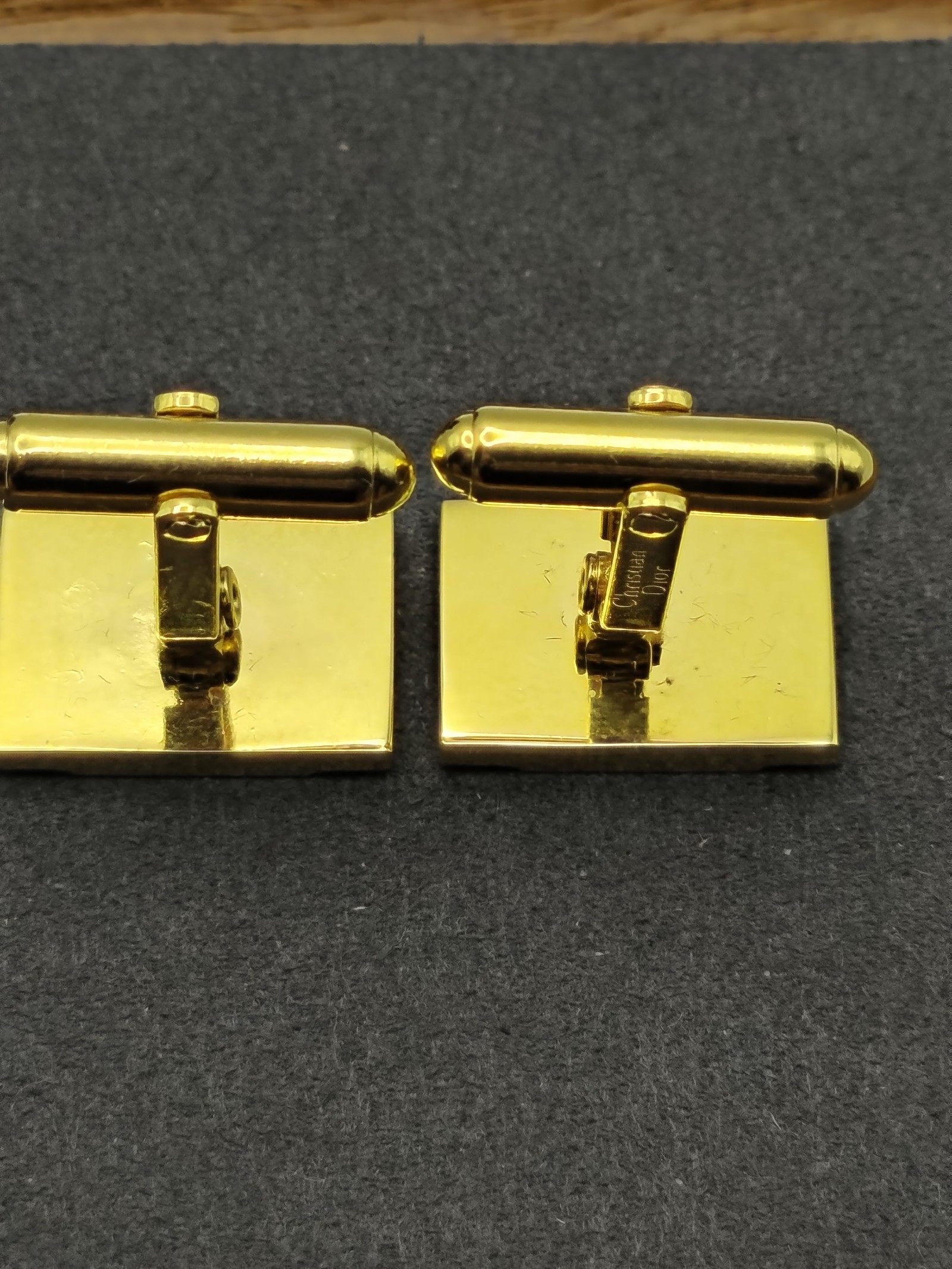 Christian Dior Gold & Silver Cufflinks & Tie Clip Set Men image 8
