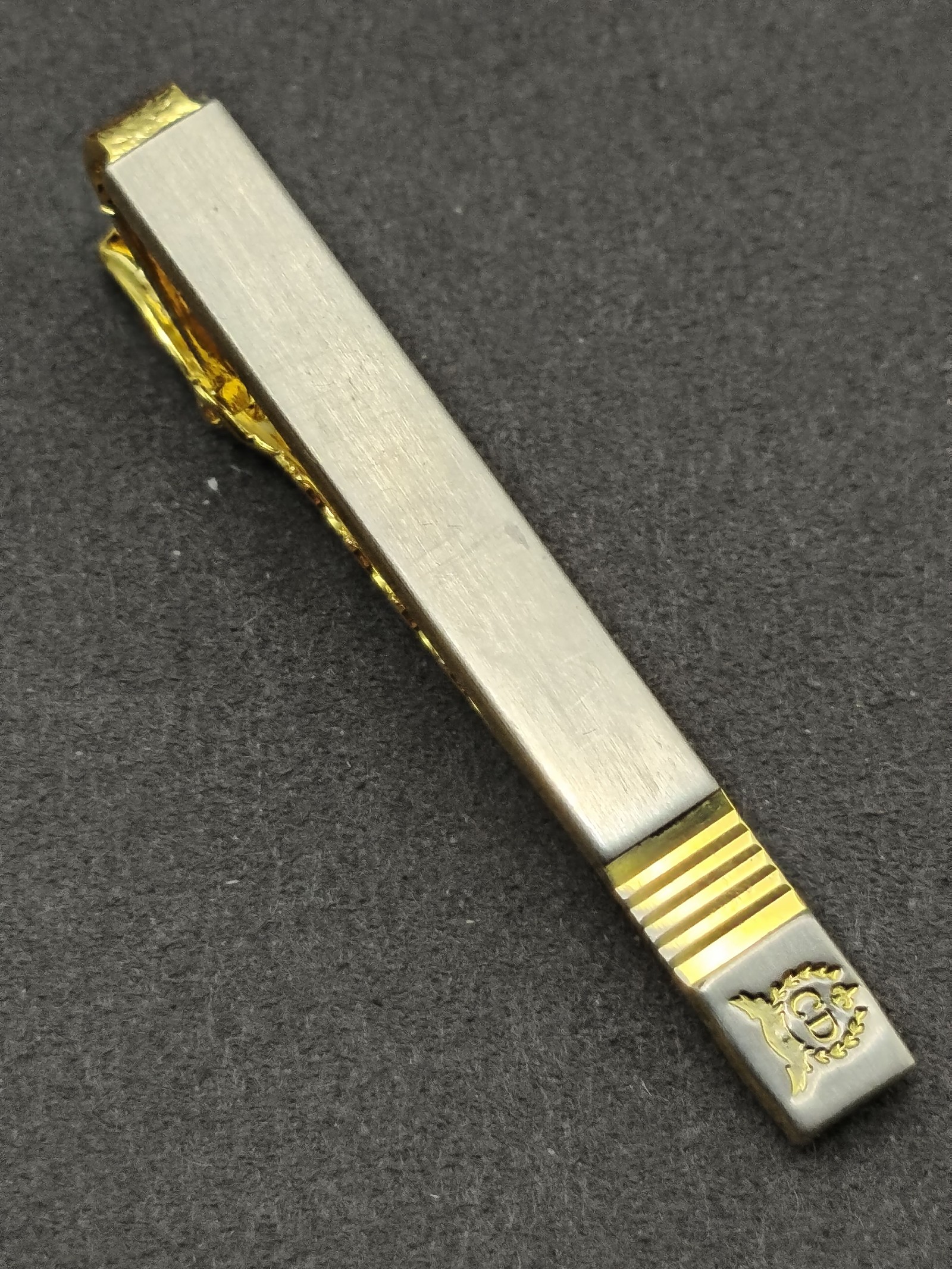 Christian Dior Gold & Silver Cufflinks & Tie Clip Set Men image 9
