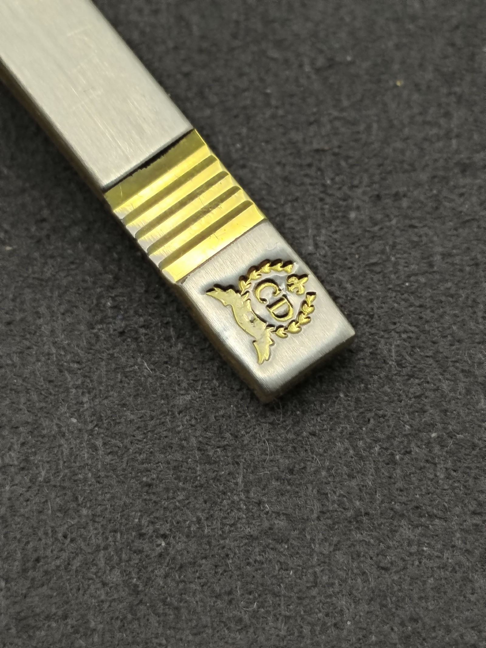 Christian Dior Gold & Silver Cufflinks & Tie Clip Set Men image 10