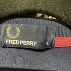 Fred Perry Navy & Red Half Zip Polo Shirt Small Contrast Collar image 2
