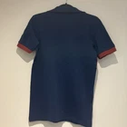 Fred Perry Navy & Red Half Zip Polo Shirt Small Contrast Collar image 3