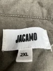 Jacamo Olive Green Short Sleeve Shirt 2XL image 2