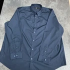 Jacamo Navy Blue Shirt 182 Cotton Blend
