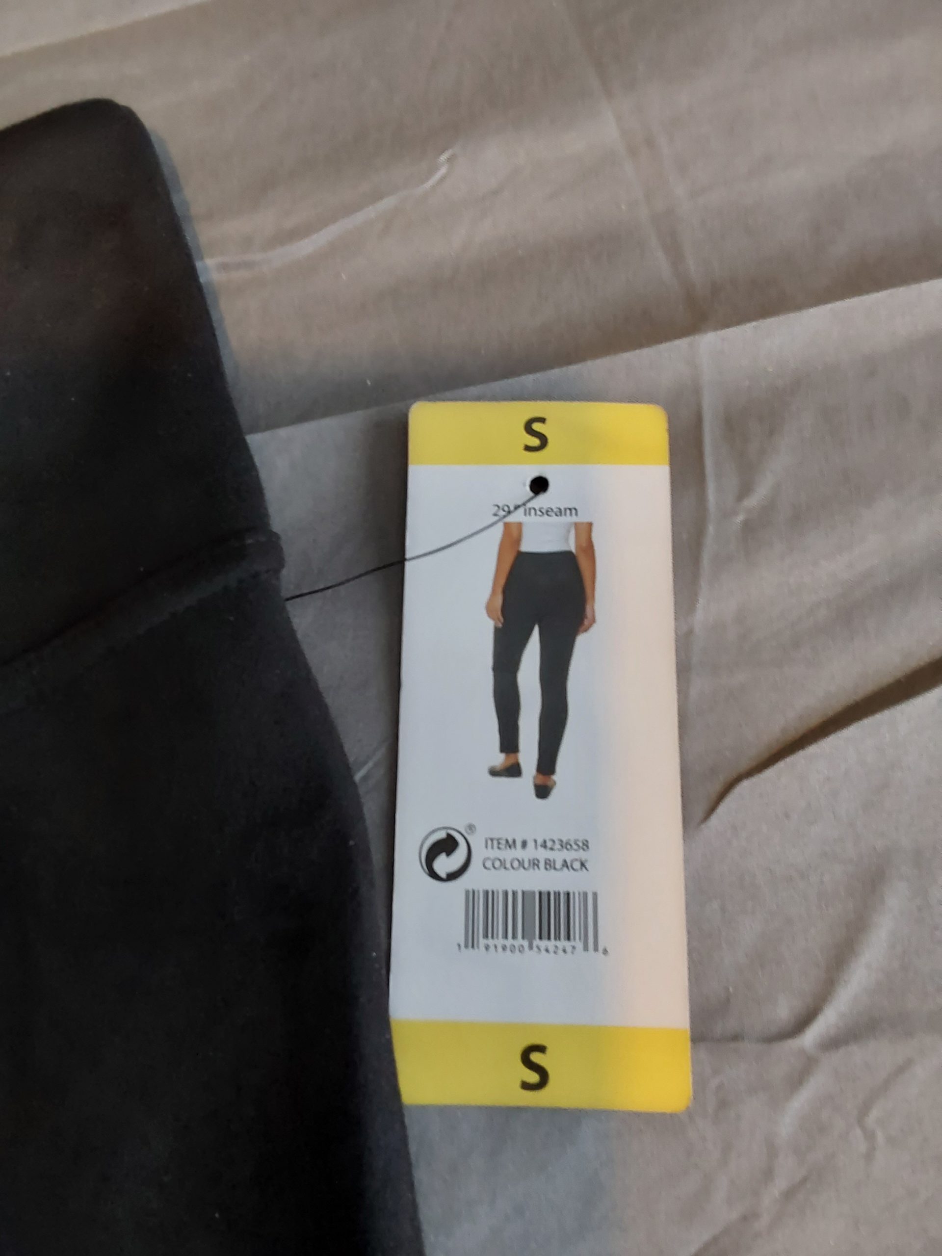 Andrew Marc Black Slim Fit Trousers Small Stretch UK 8 Ladies Womans Velvet Feel image 2