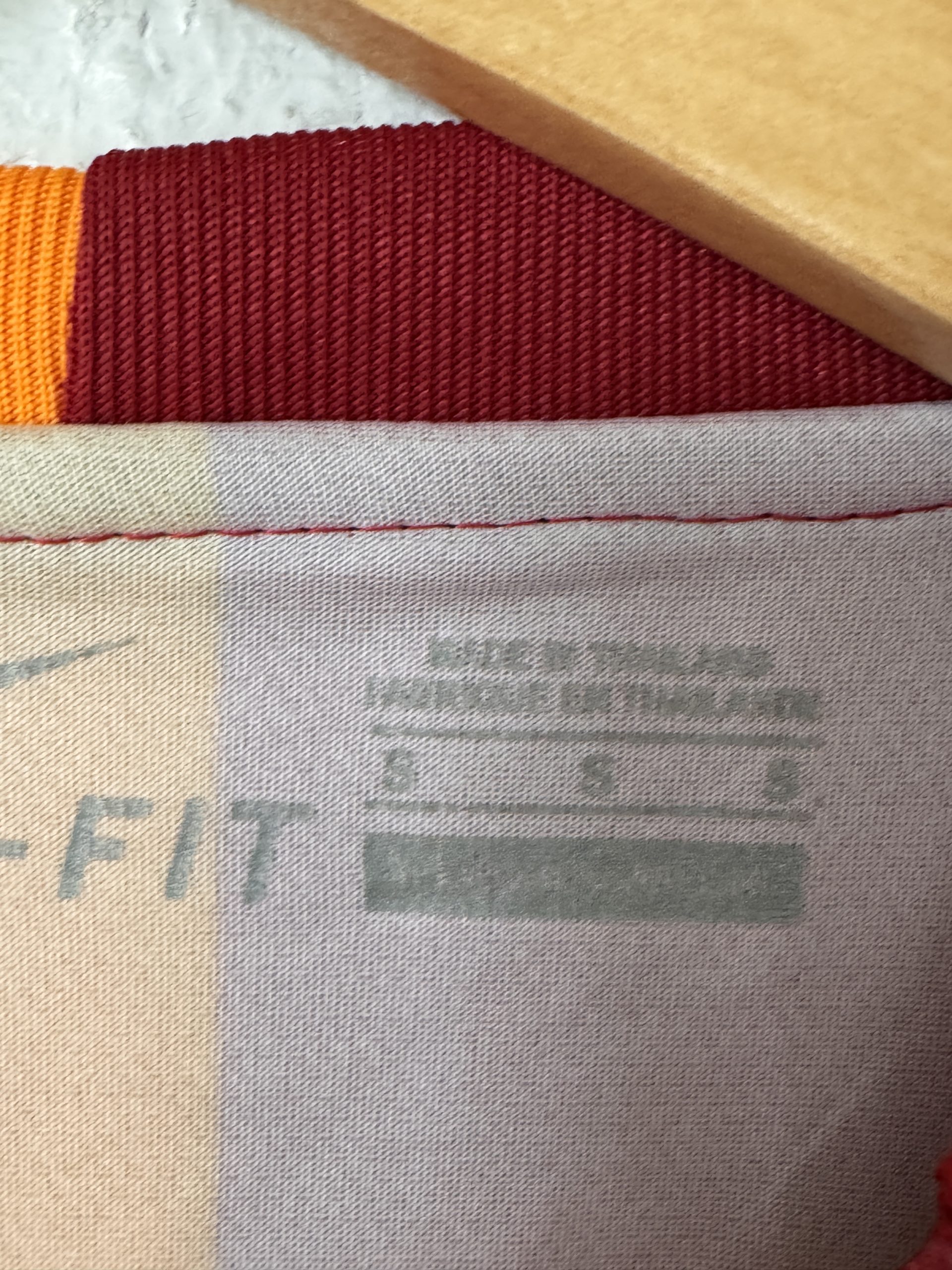 Red & Orange Galatasaray Football Jersey M 3061 image 7
