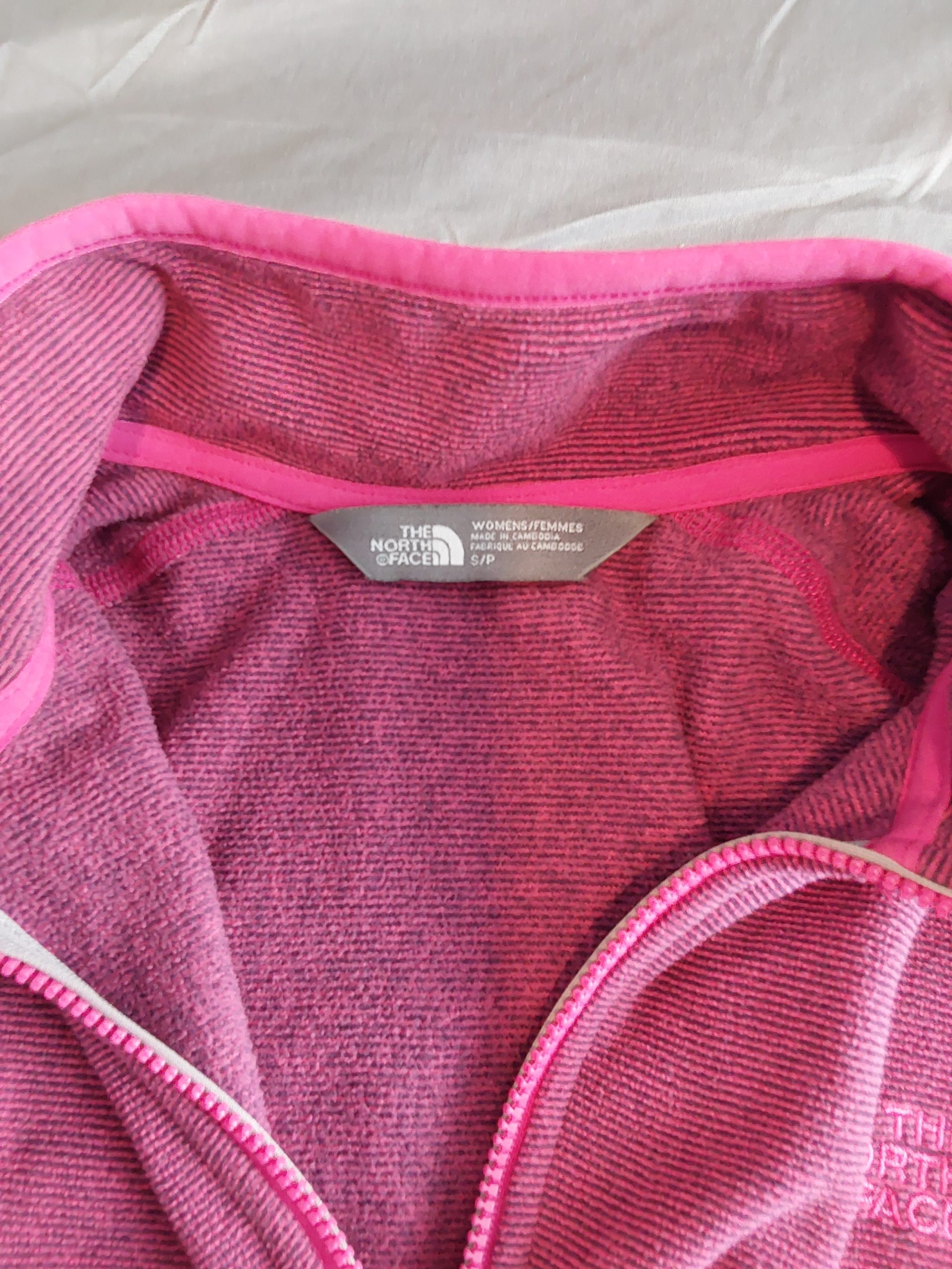 The North Face Women's Pink Polartec Half-Zip Fleece Medium image 4