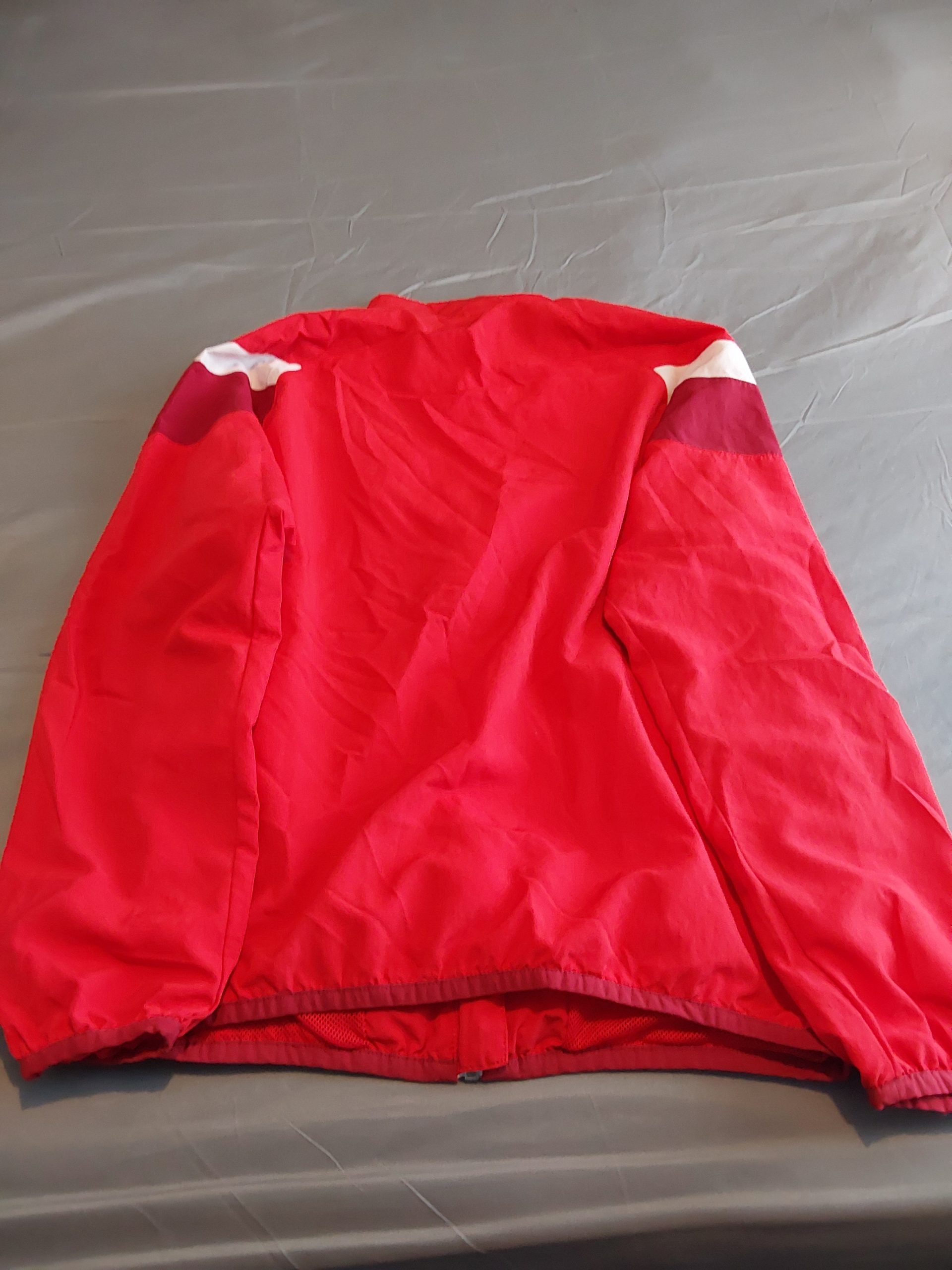 Puma Red & Burgundy Windbreaker Jacket Medium Mens image 4