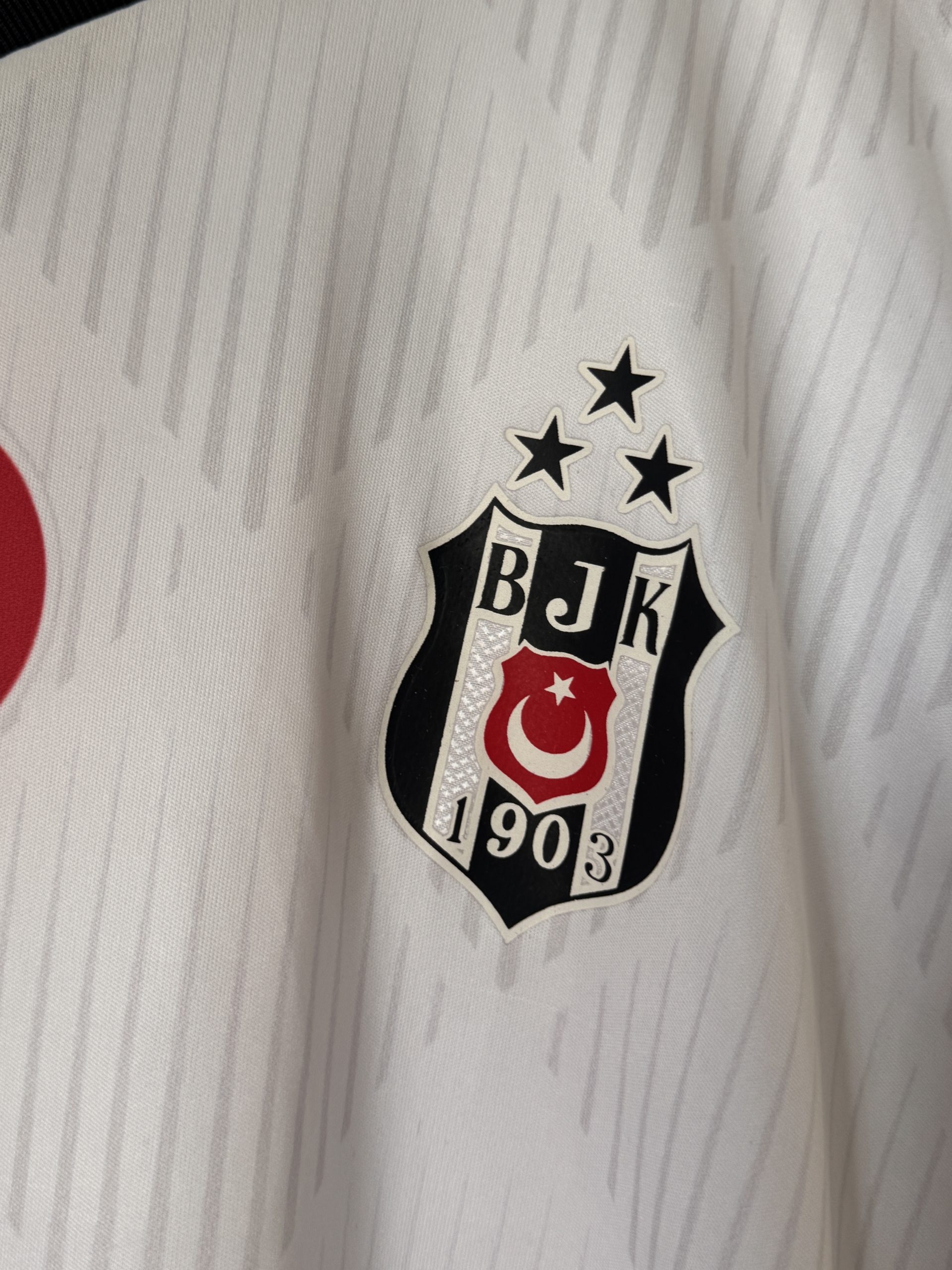 Adidas Men's White & Black Besiktas Football Shirt XL - 3062 image 4