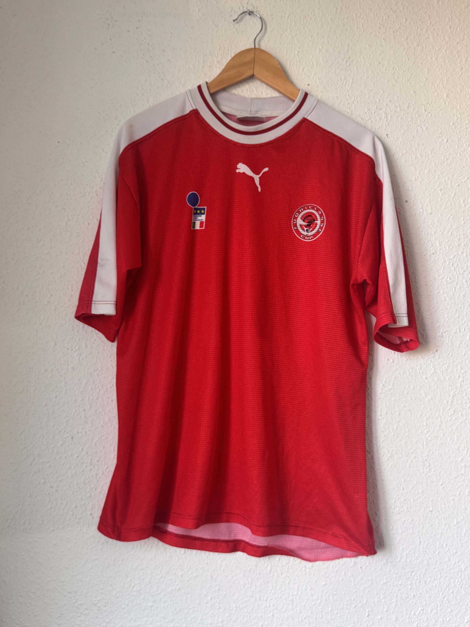 Puma Red Euroklasse Cup Football Shirt Large - 3063