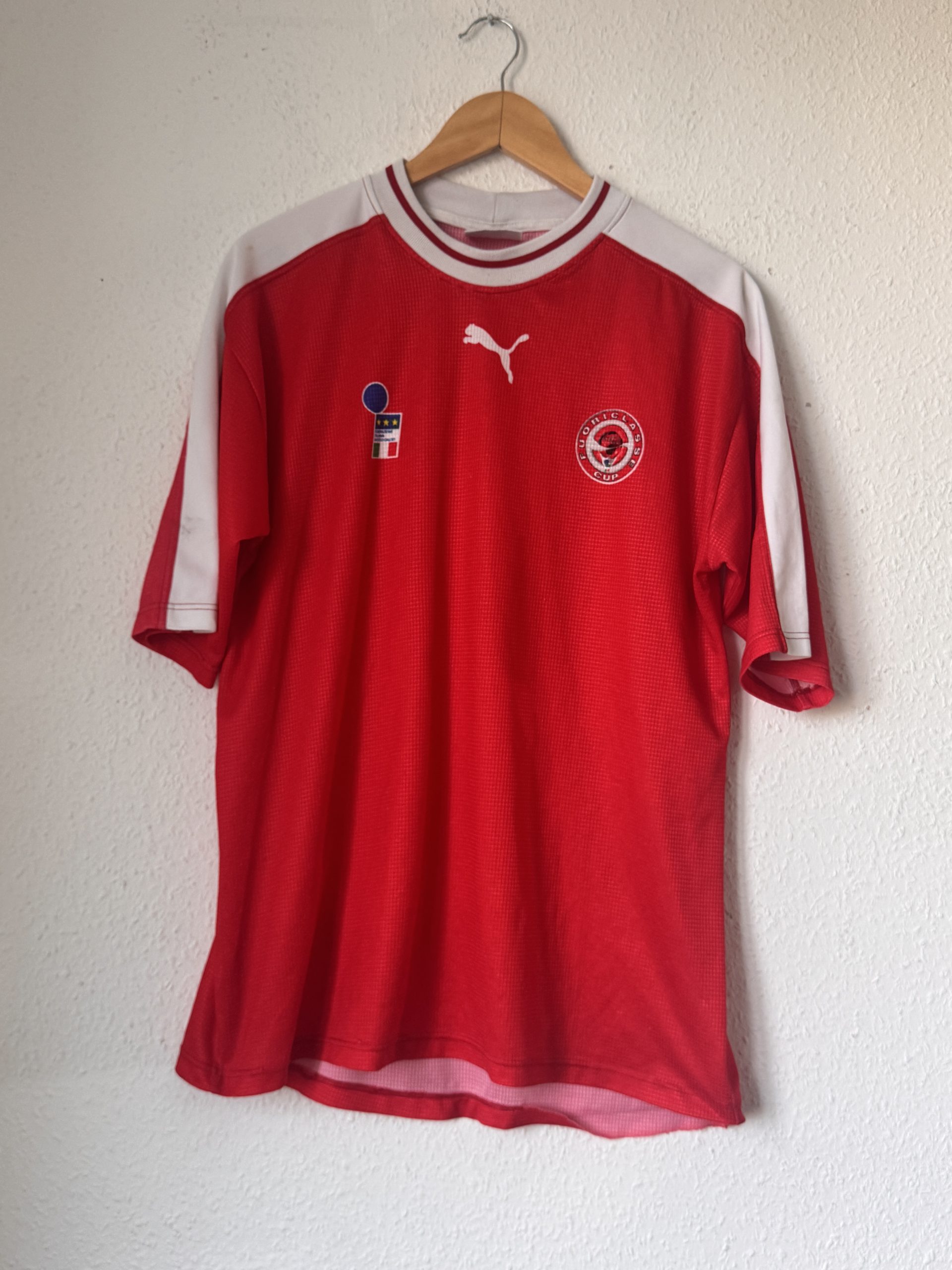 Puma Red Euroklasse Cup Football Shirt Large - 3063 image 2