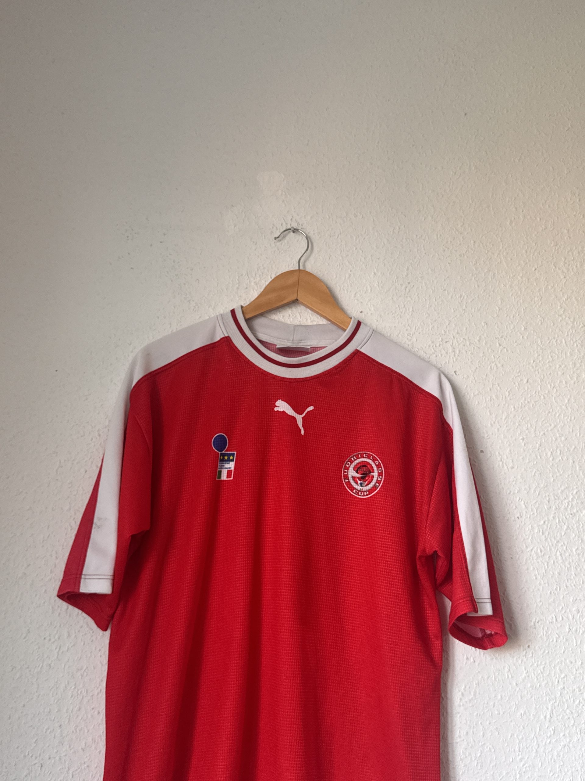 Puma Red Euroklasse Cup Football Shirt Large - 3063 image 3