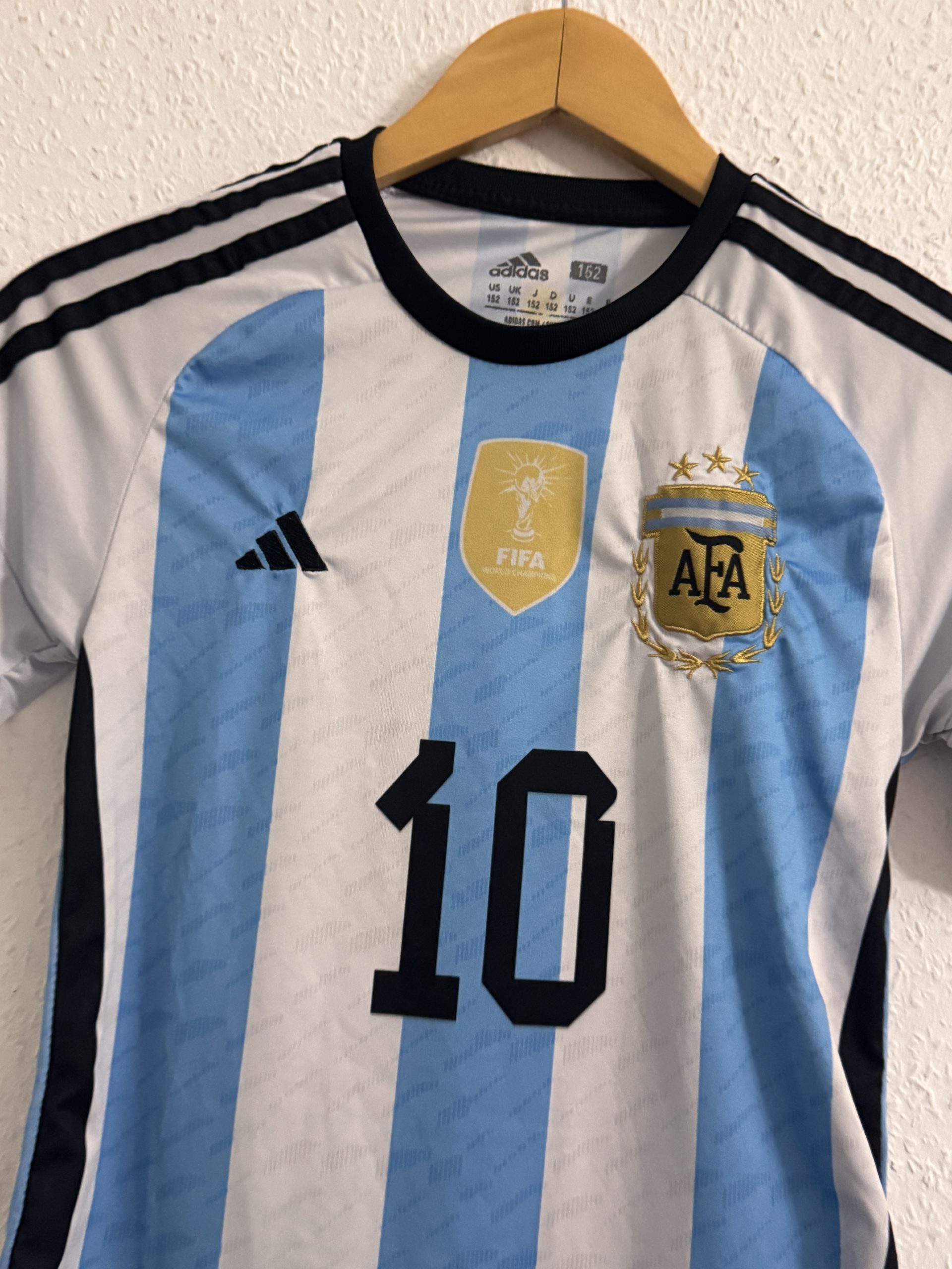 Adidas Men's Argentina Blue & White Football Jersey Large - 3052 image 2