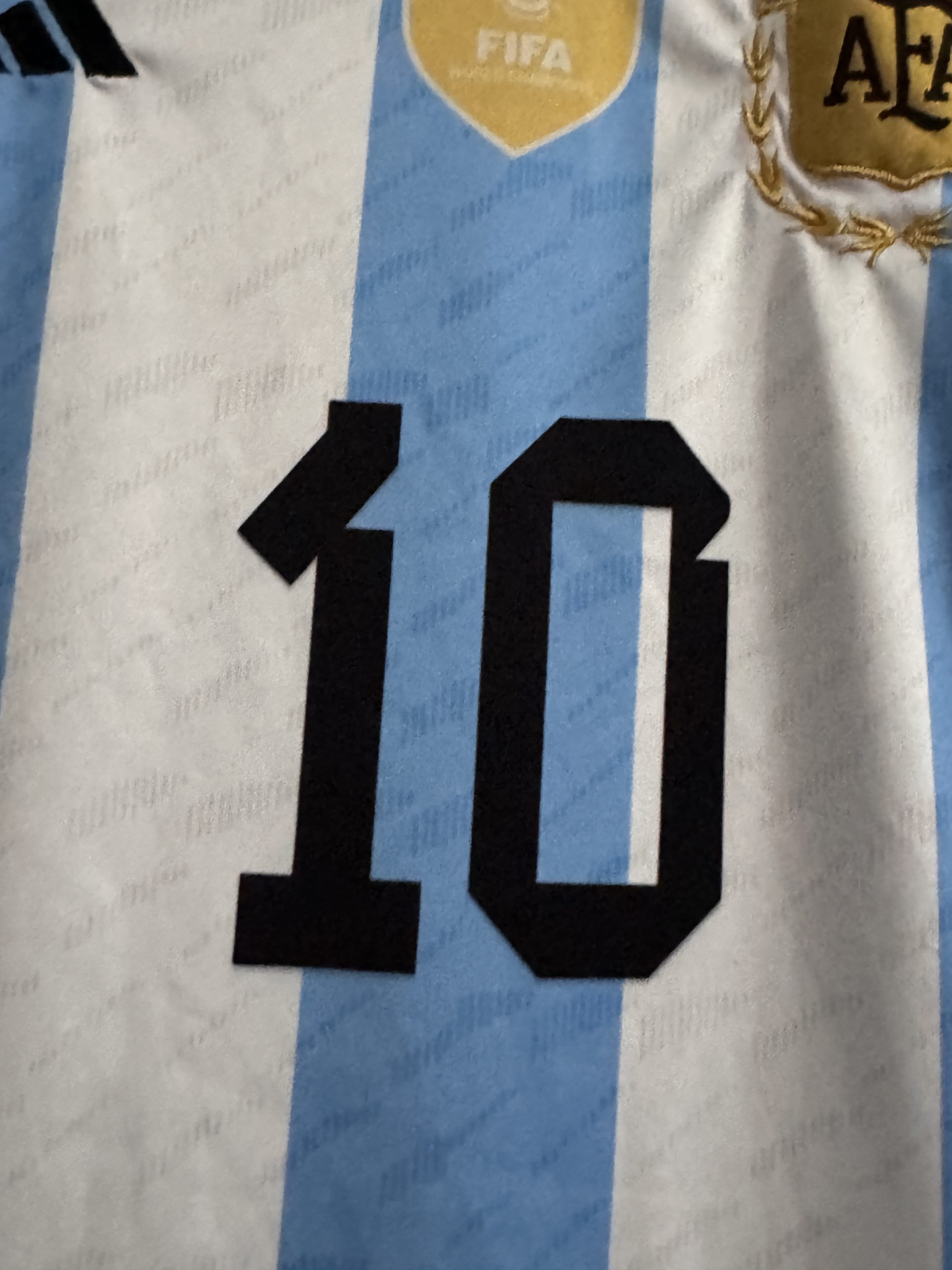 Adidas Men's Argentina Blue & White Football Jersey Large - 3052 image 6