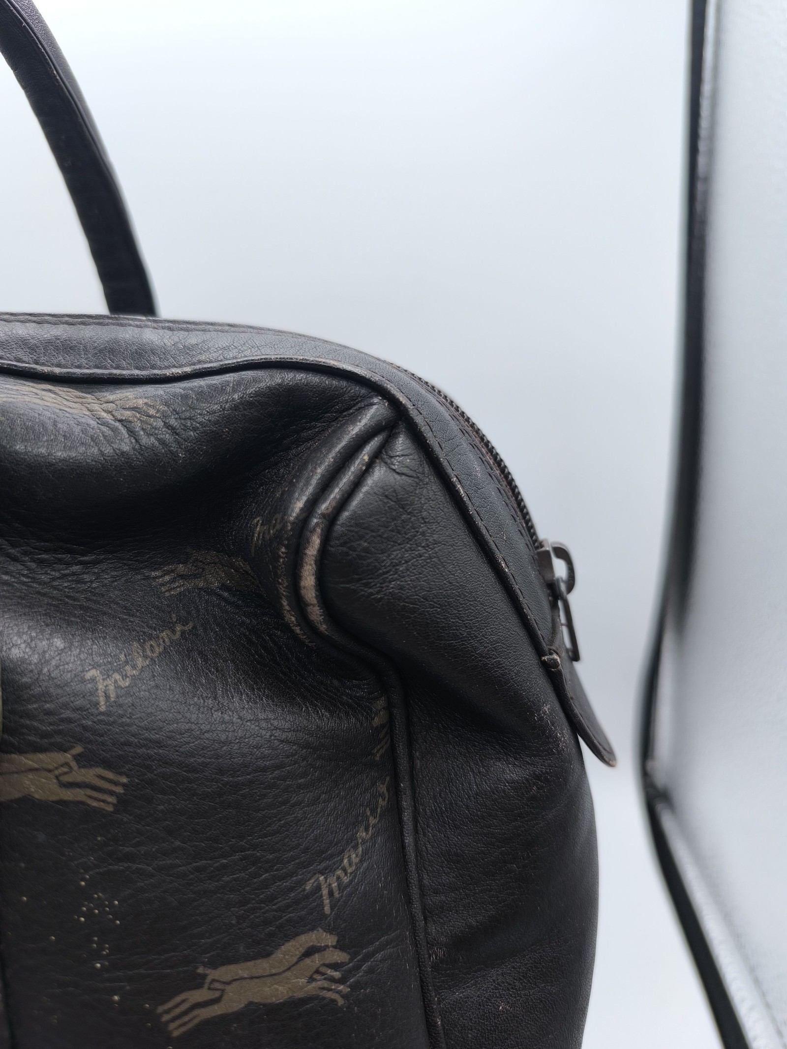 Mario Milani Black Leather Women Handbag Italian Made image 6