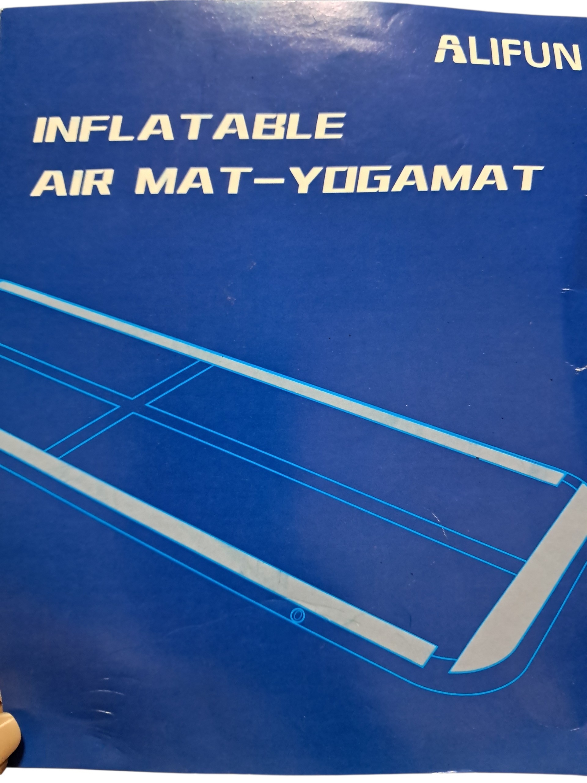ALIFUN Opblaasbare Airtrack Turnmat Yogamat en Elektrische Pomp image 4