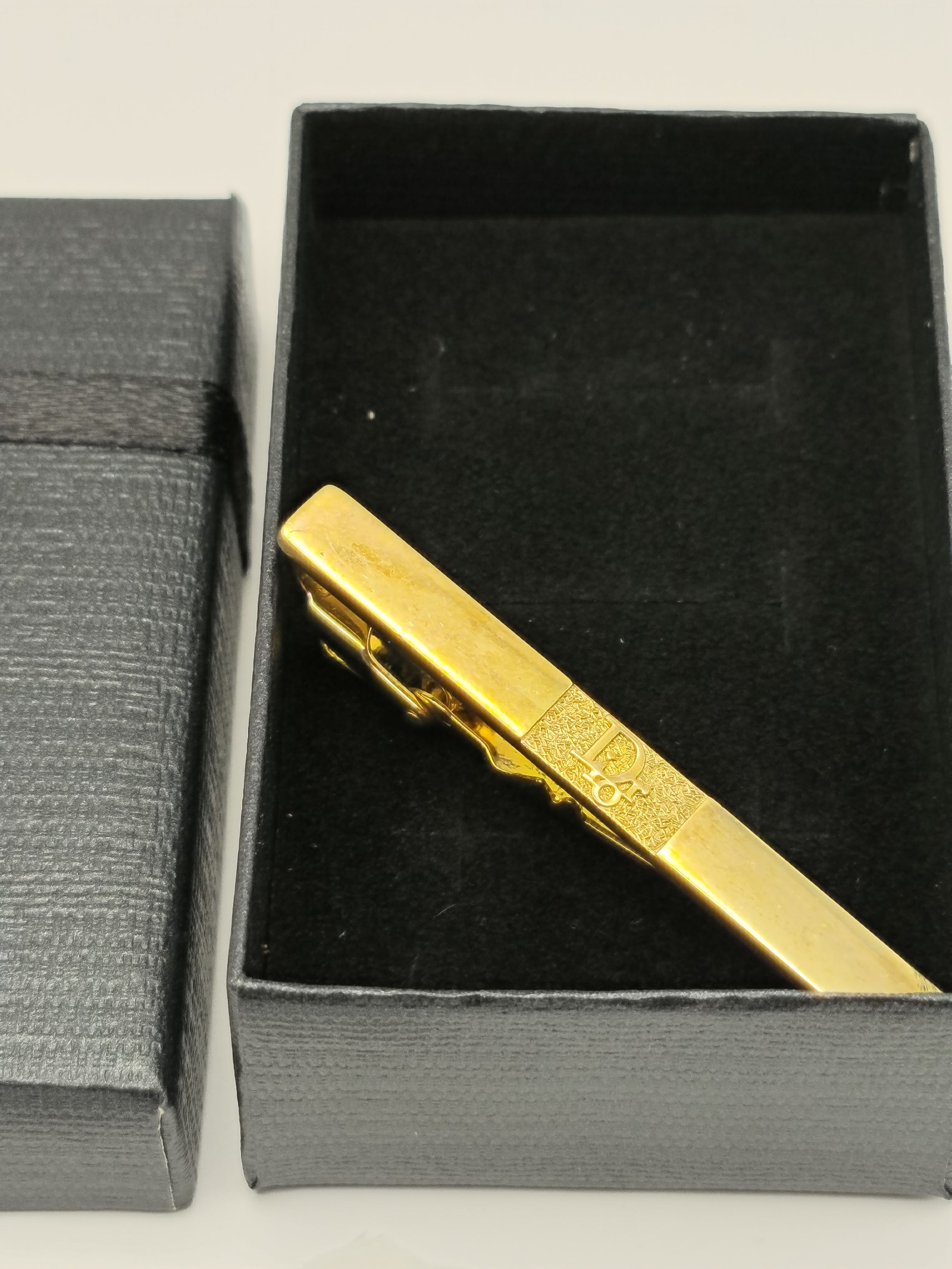 Dior Gold Tone Logo Tie Clip Other image 2