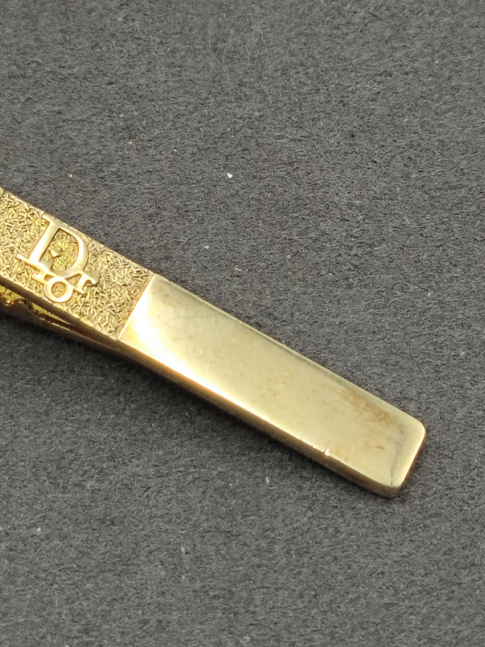 Dior Gold Tone Logo Tie Clip Other image 4