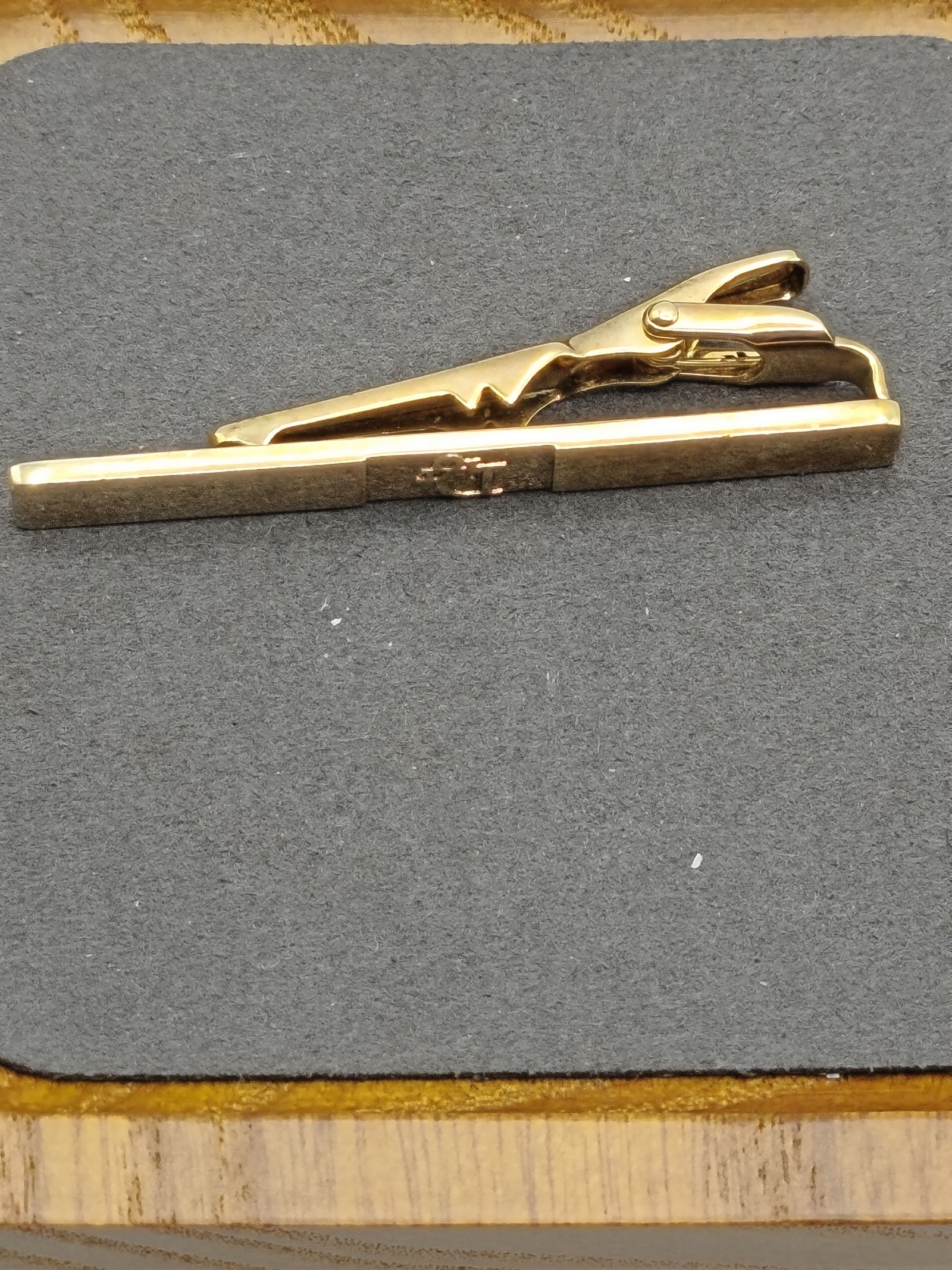 Dior Gold Tone Logo Tie Clip Other image 8