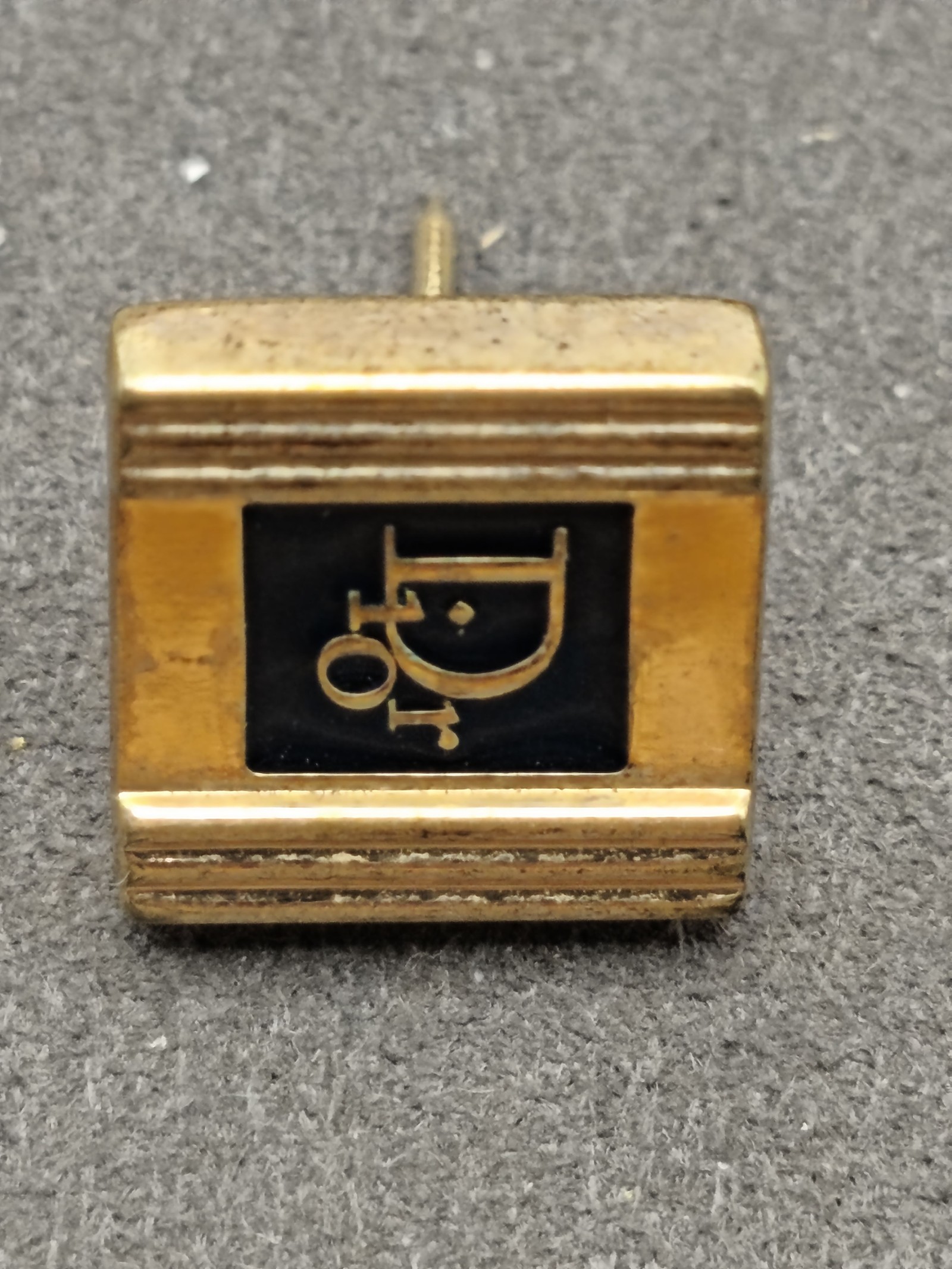 Dior Men Gold Tone Tie Clip with Chain Other image 9