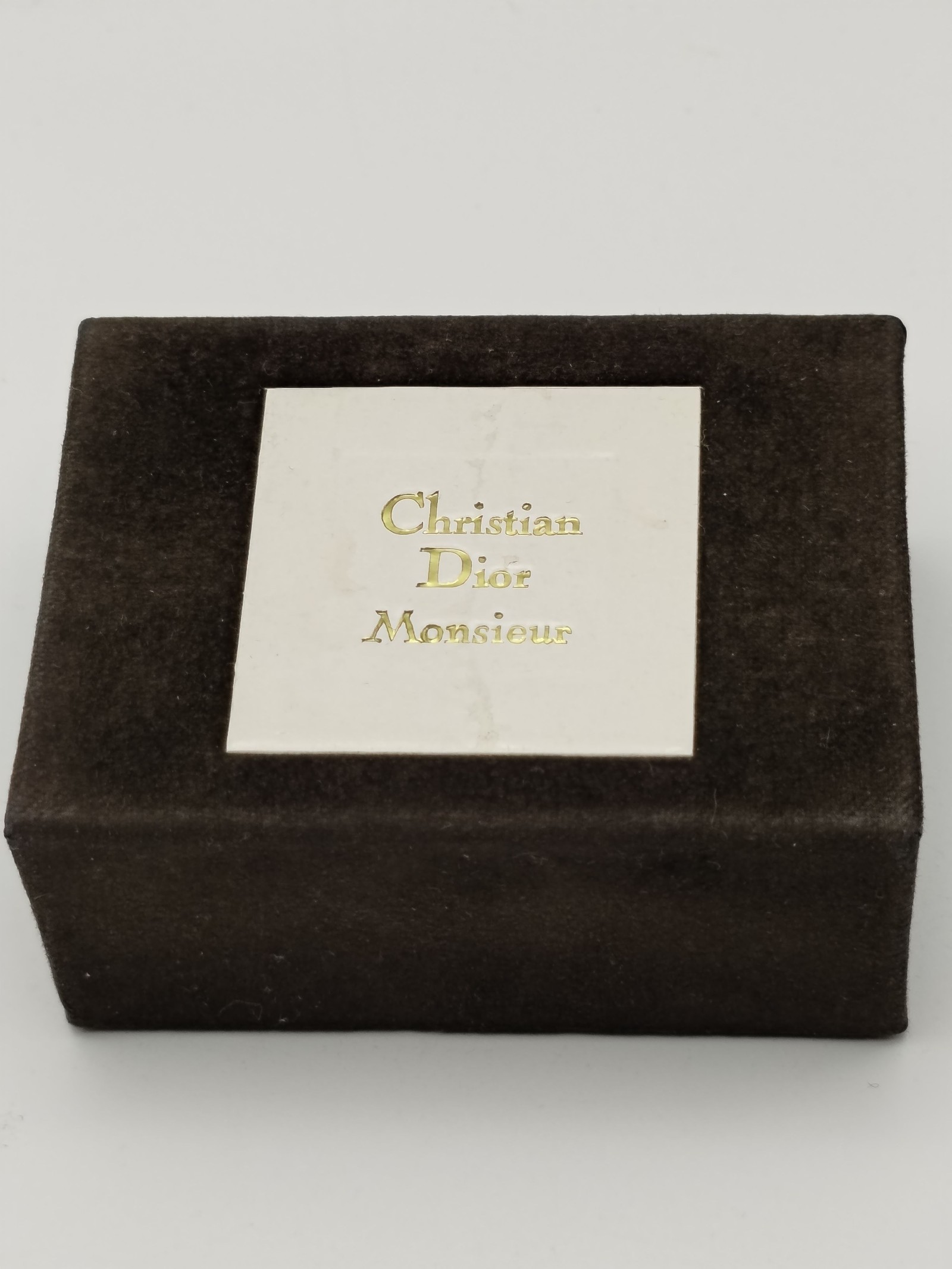 Christian Dior Men's Gold & Crystal CD Logo Cufflinks image 3