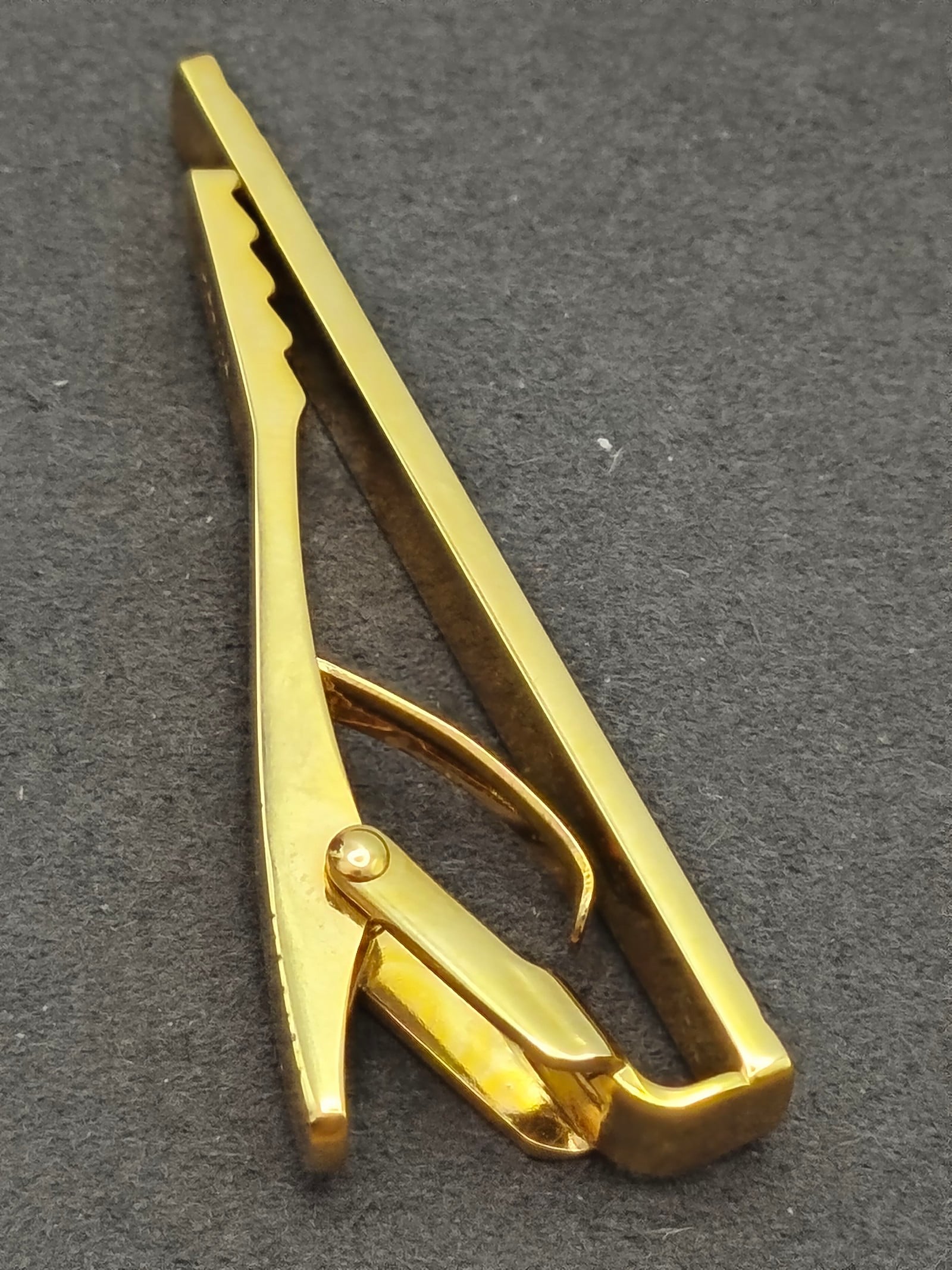Celine Gold & Silver Tone Men's Tie Clip Bar Other image 8