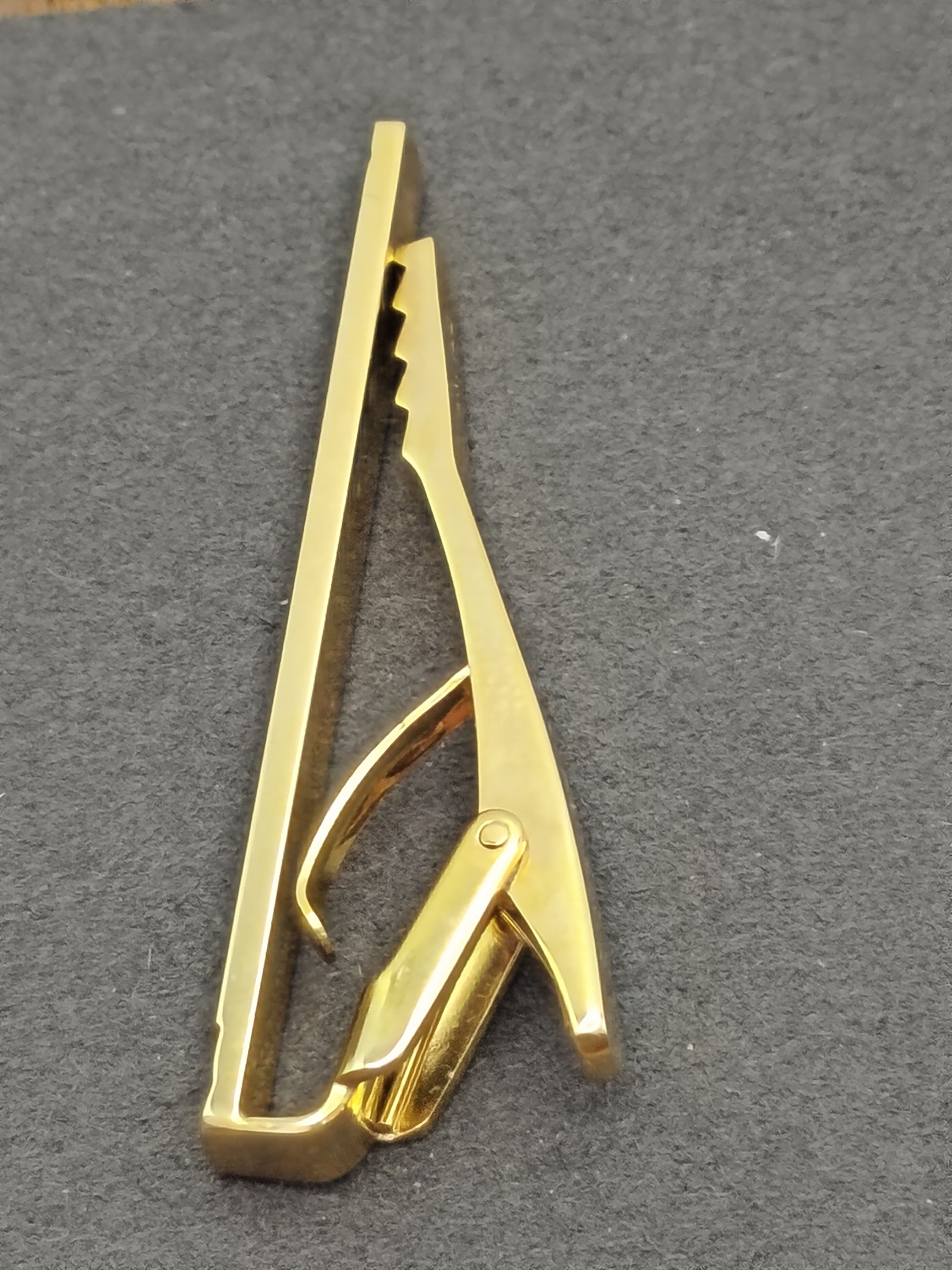 Celine Gold & Silver Tone Men's Tie Clip Bar Other image 9