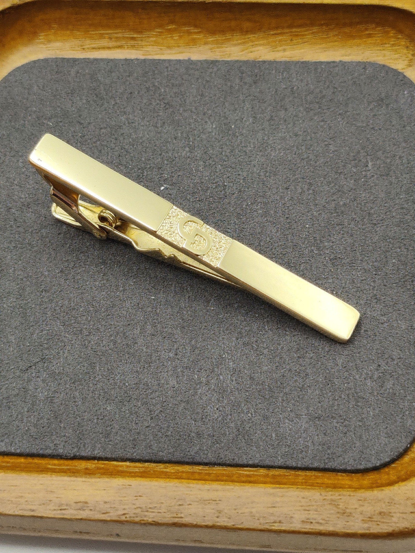Christian Dior Gold Tone Men's Tie Clip image 3