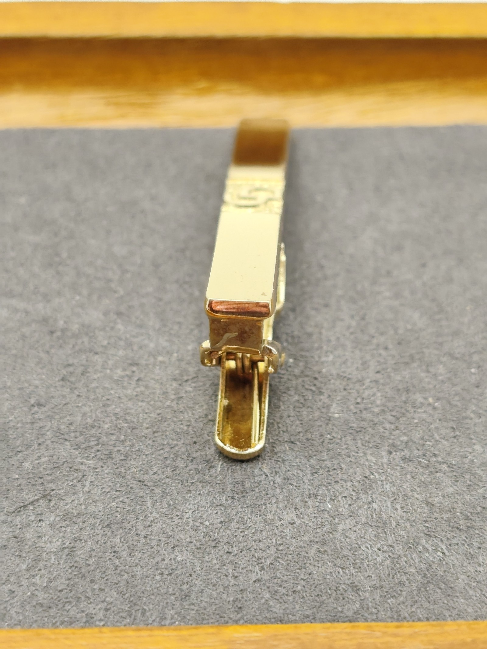Christian Dior Gold Tone Men's Tie Clip image 6