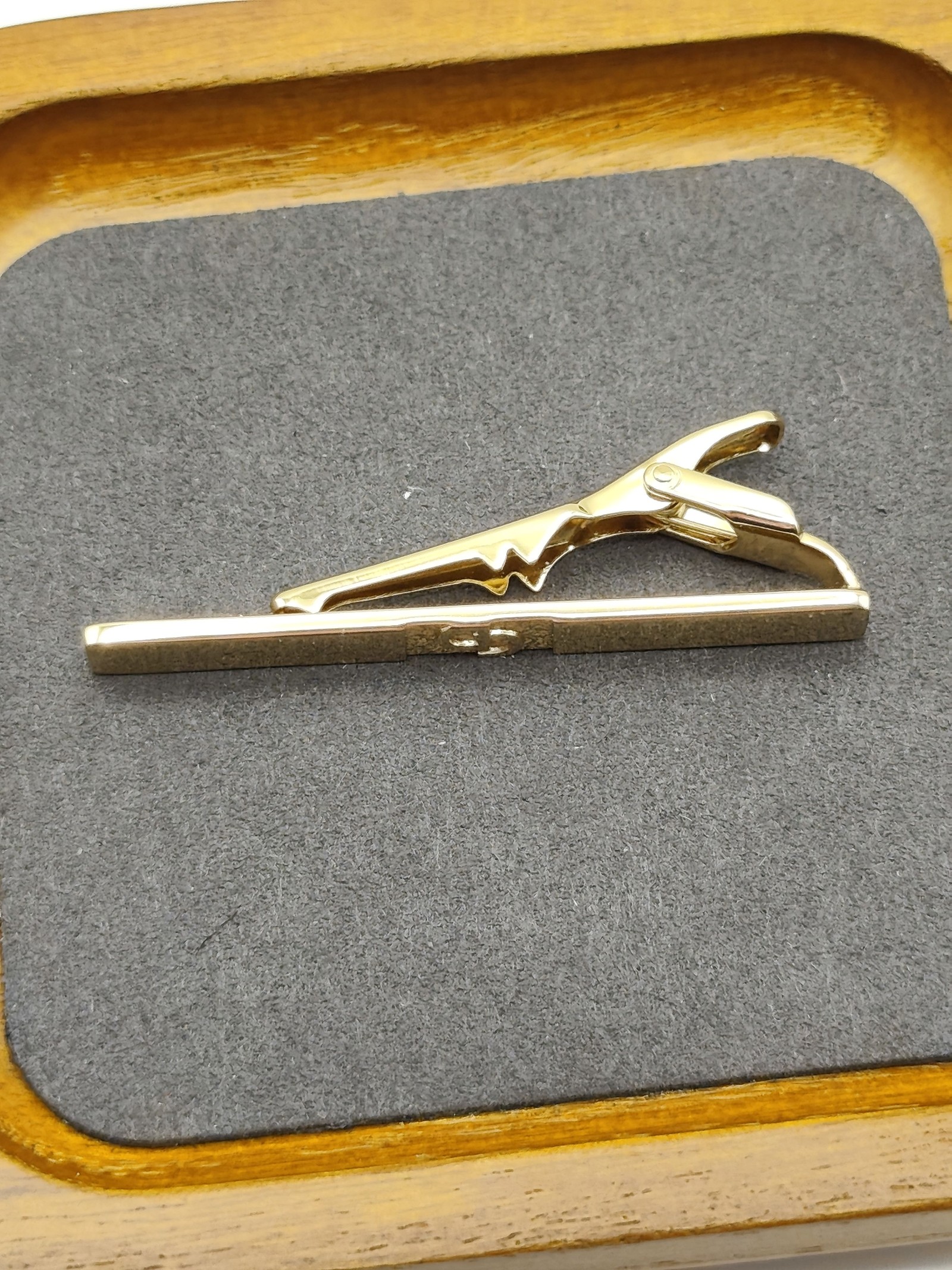 Christian Dior Gold Tone Men's Tie Clip image 10