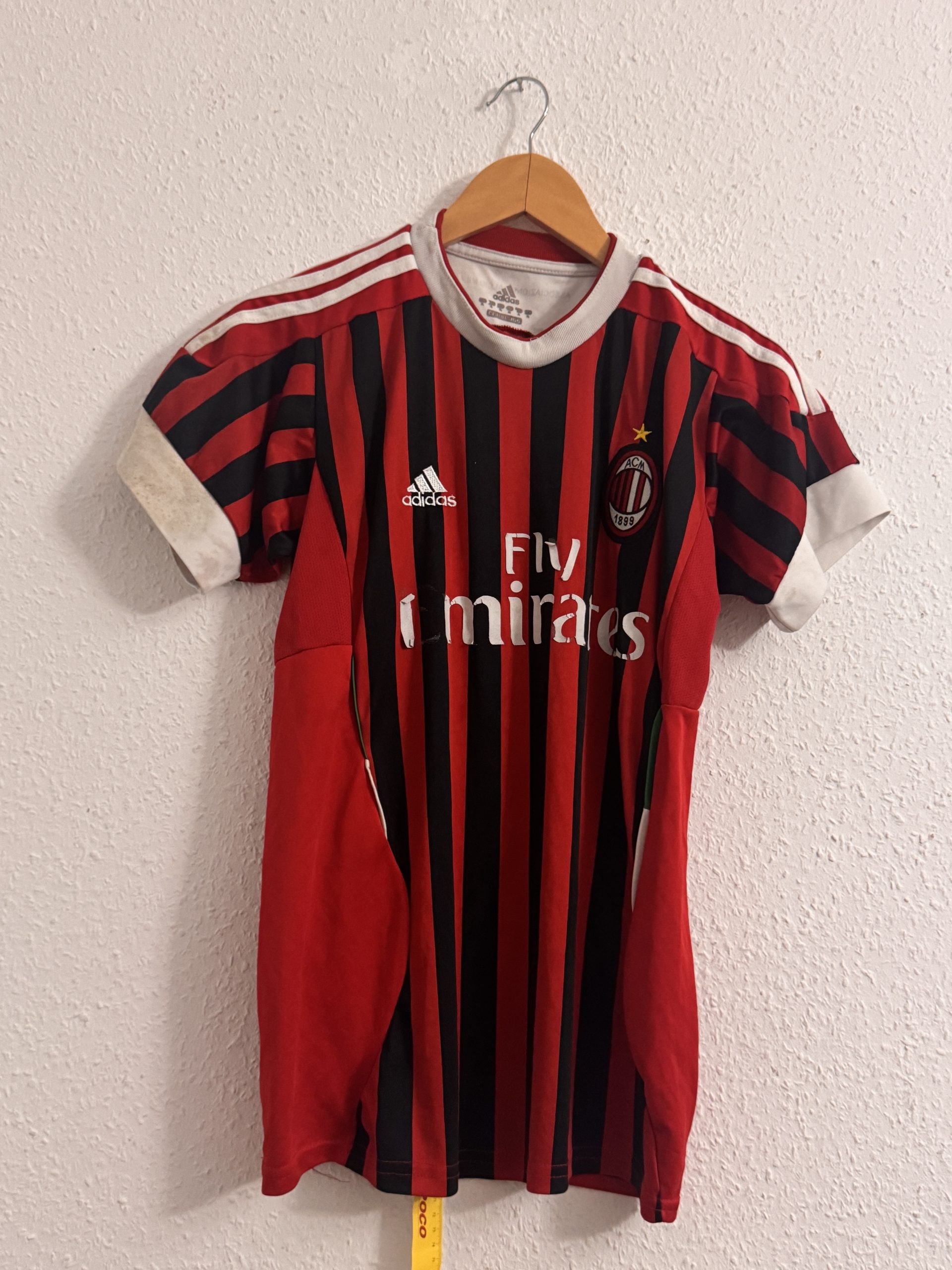 Adidas Men's Red & Black AC Milan Football Jersey XL - 3084