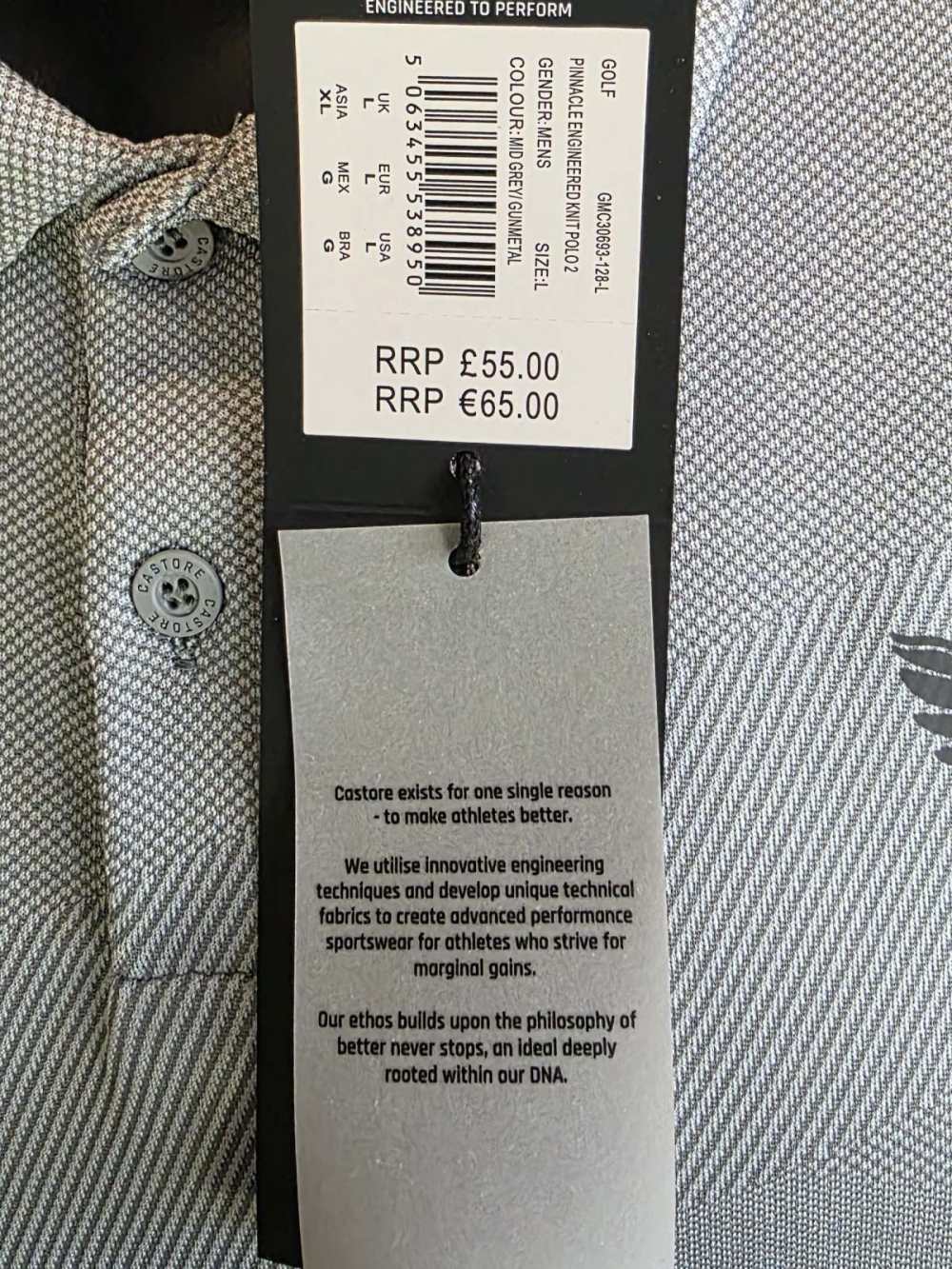 Pinnacle Engineered Knit Golf Polo image 6