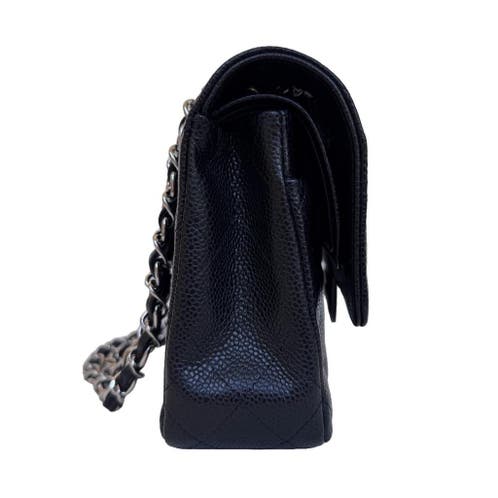 Chanel classic flap double 11.12 handbag shoulder kaviaar image 2