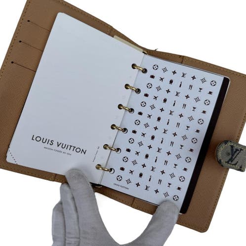 Louis Vuitton agenda PM mini lin idylle canvas monogram image 6