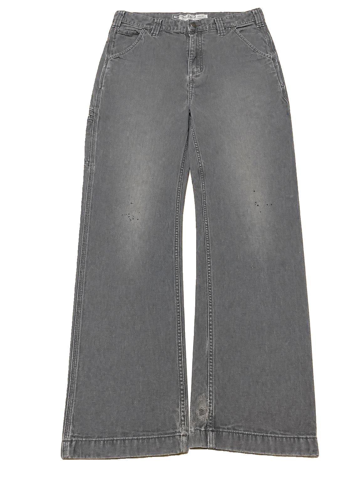 Carhartt Baggy Jeans W32 L34 Grey Loose Fit Skate Y2K Vintage #34BC image 3