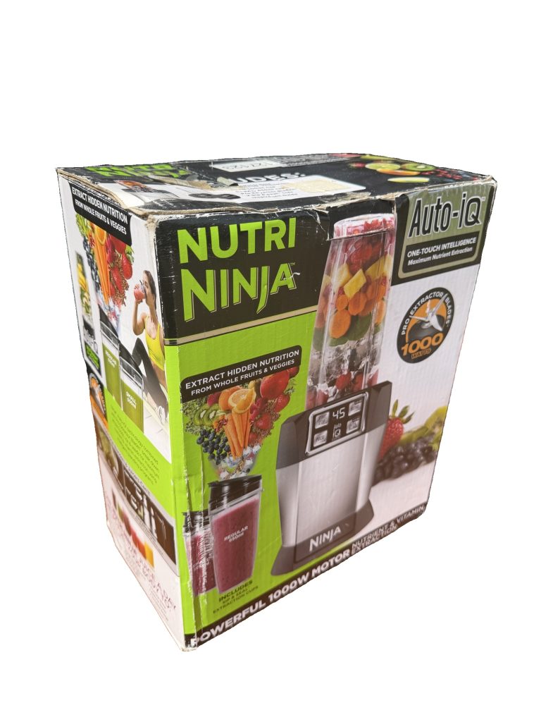 Ninja Silver Auto-iQ 1000W Blender With 2 Jars Other