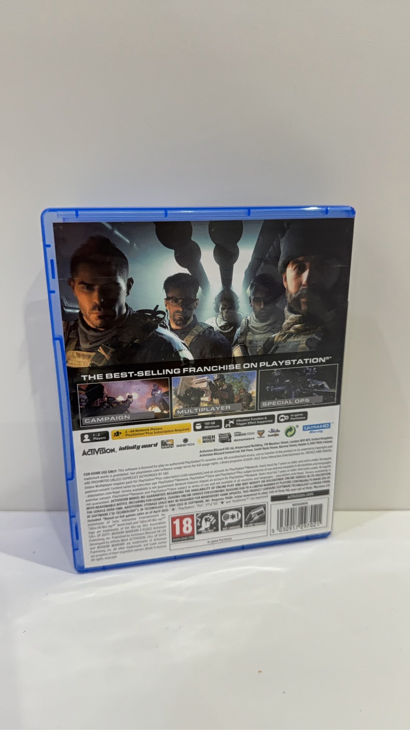 Call of Duty Modern Warfare II Sony PlayStation 5 PS5 Case + Disc PAL UK Tested image 4