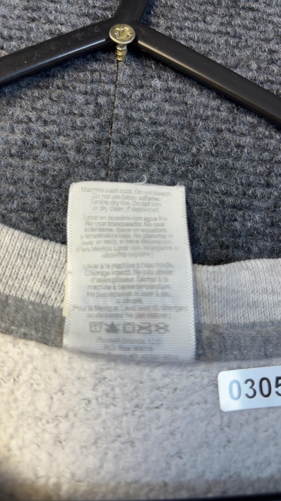 Russell Light Grey Crew Neck Sweatshirt Extra Large image 5