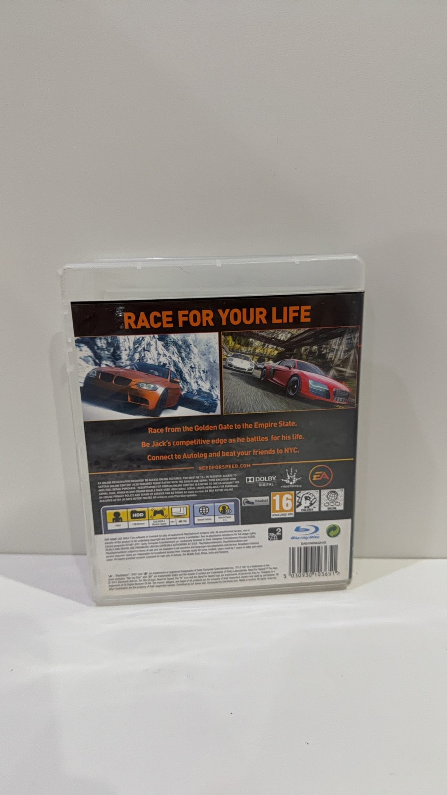 Need For Speed Hot Pursuit Sony PlayStation 3 PS3 Case + Disc PAL UK Tested VGC image 4