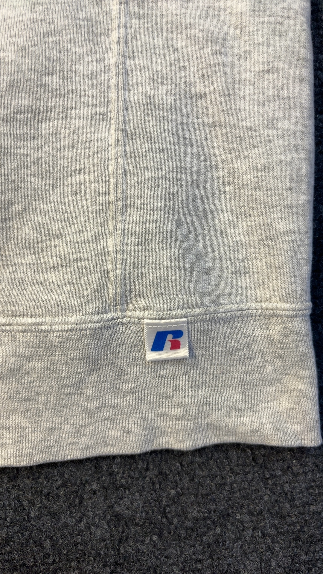 Russell Light Grey Crew Neck Sweatshirt Extra Large image 7