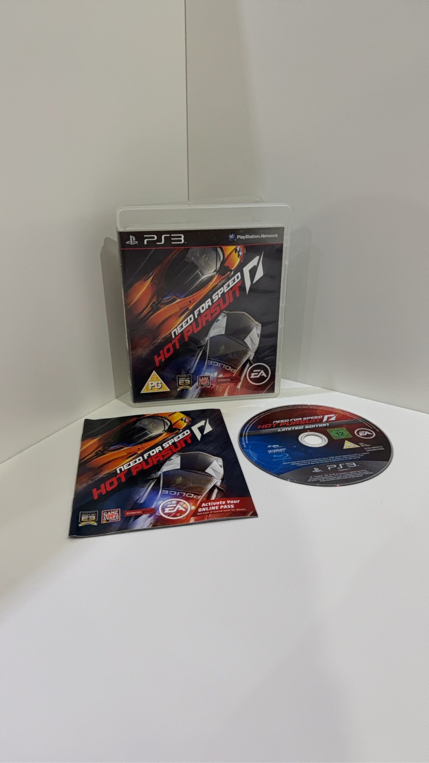 Need For Speed Hot Pursuit Sony PlayStation 3 PS3 CIB PAL UK Tested Working VGC