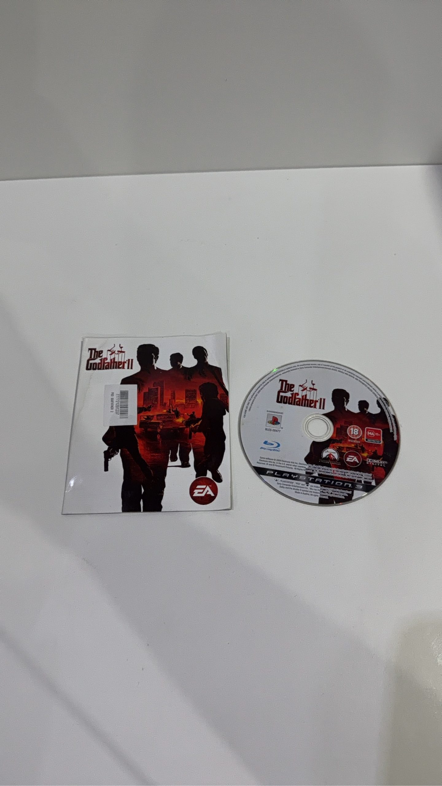 The Godfather II Sony PlayStation 3 PS3 Complete Manual PAL UK Tested Working image 2