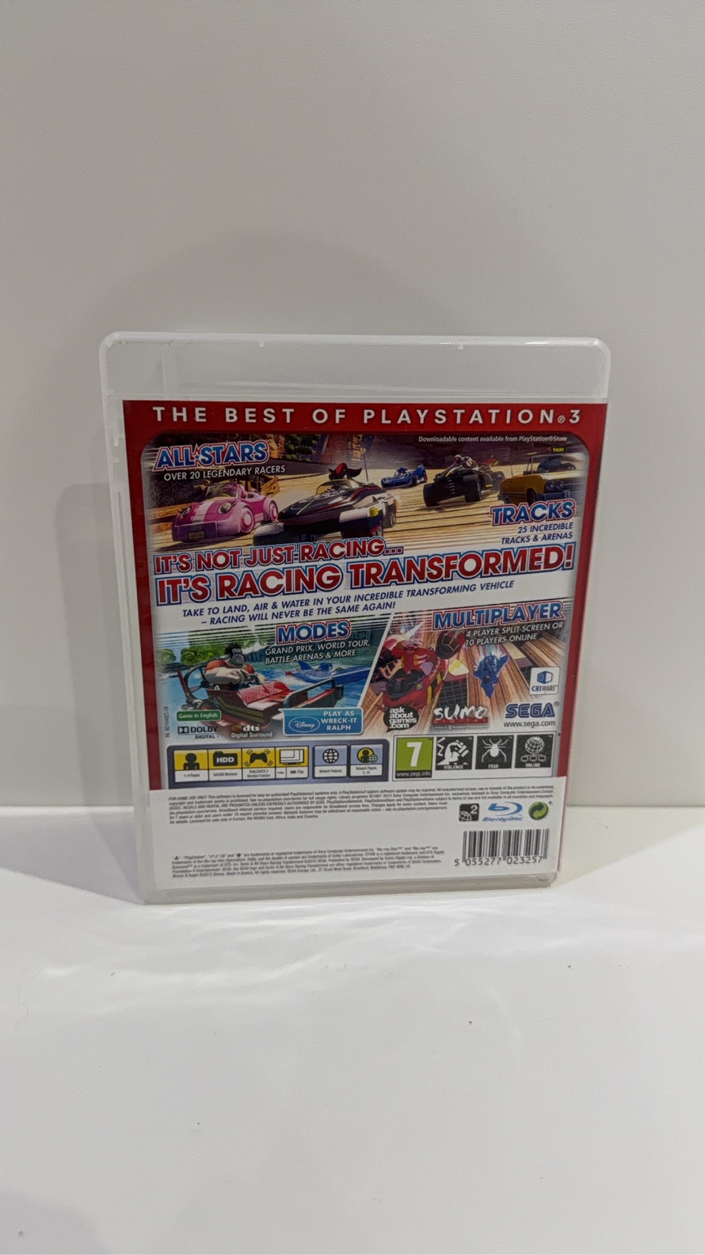 Sonic & All-Stars Racing Transformed Sony PlayStation 3 PS3 Case + Disc PAL UK image 4
