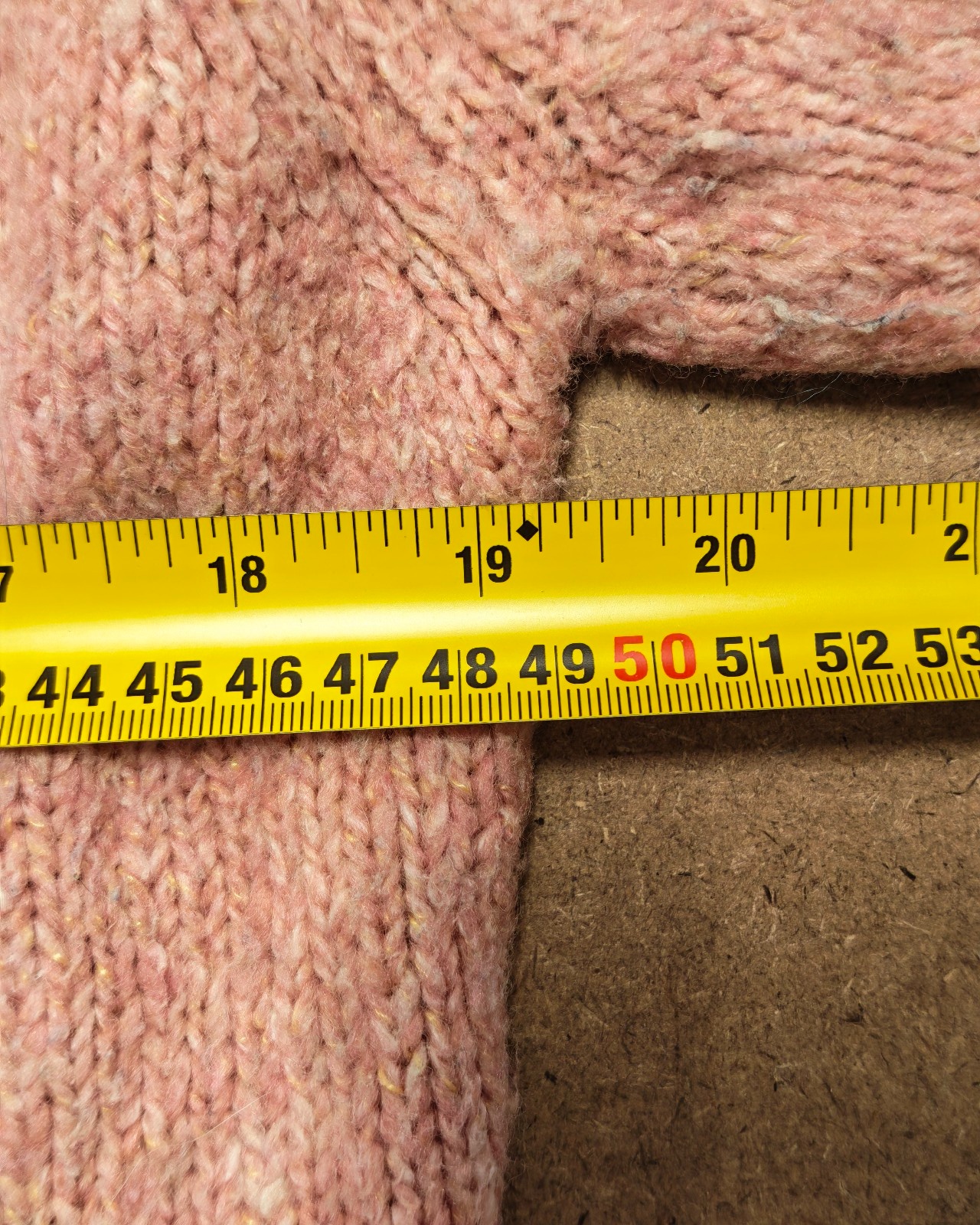 L.L.Bean Women's Pink Shawl Collar Sweater Large-Regular Wool Blend image 4