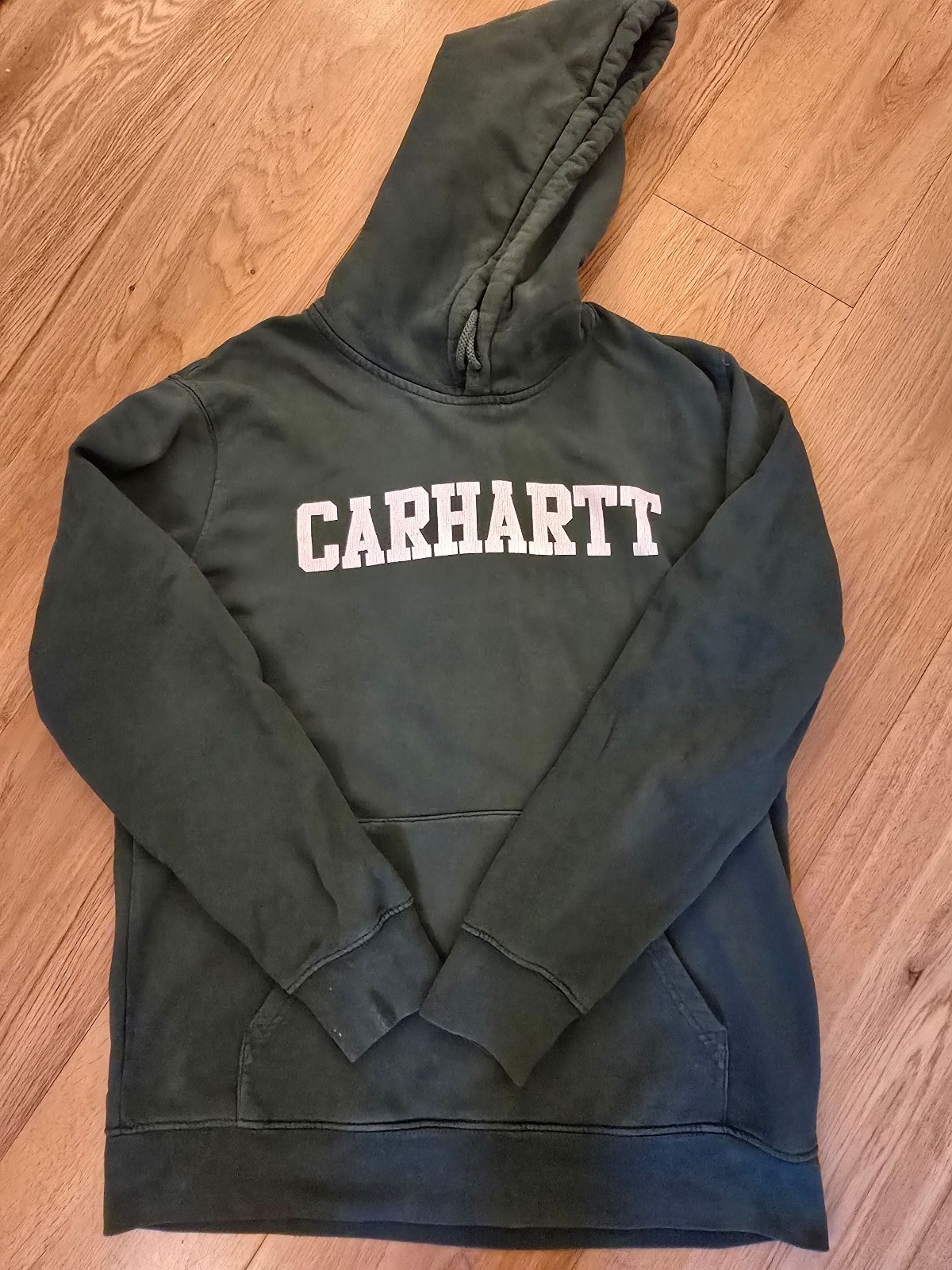 Carhartt Green Hooded Sweatshirt Medium