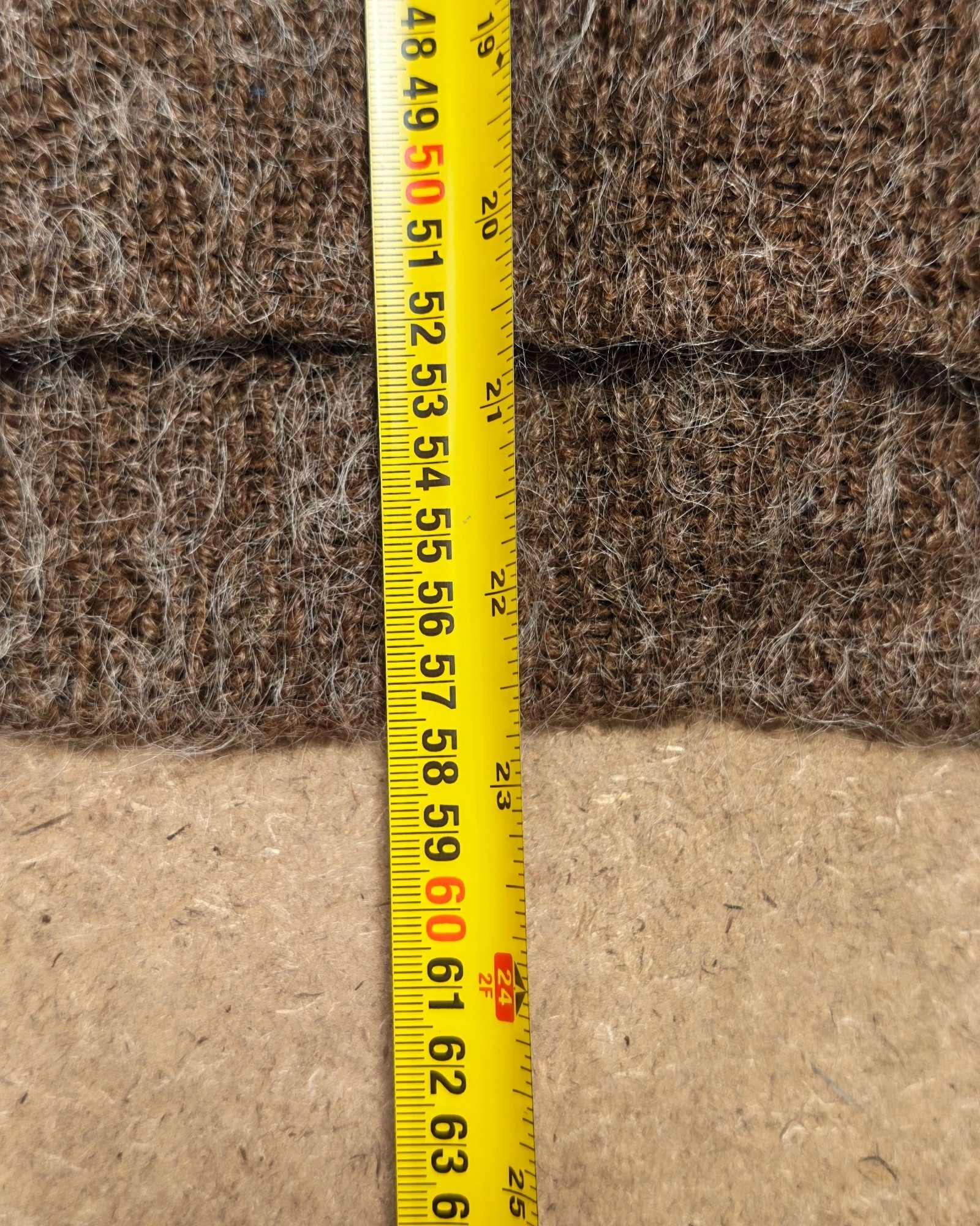 Brown Women's Soft Knit Wool Blend Jumper Medium image 4