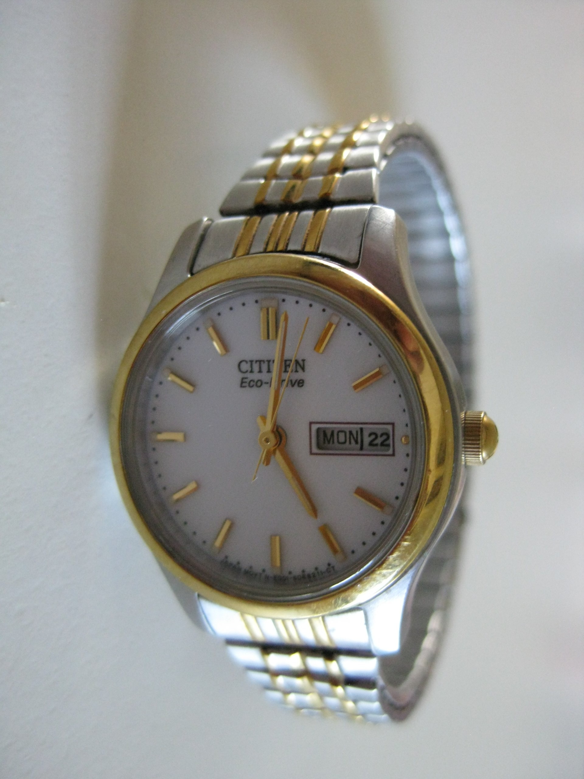 Citizen Two-Tone Eco-Drive Men's Wristwatch