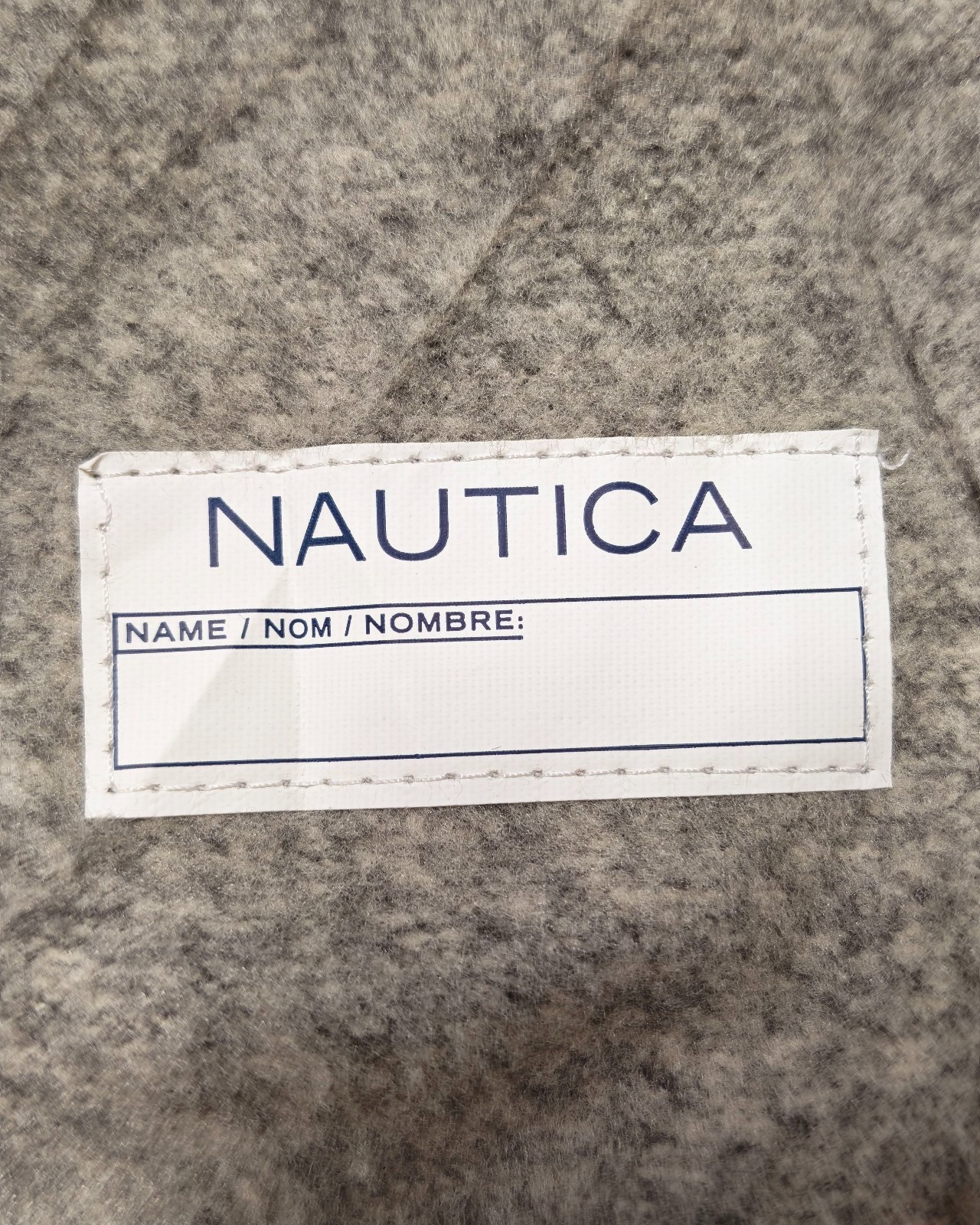 Nautica Grey & Black Sleeveless Fleece Vest Small 8 Gorpcore Sailing image 7