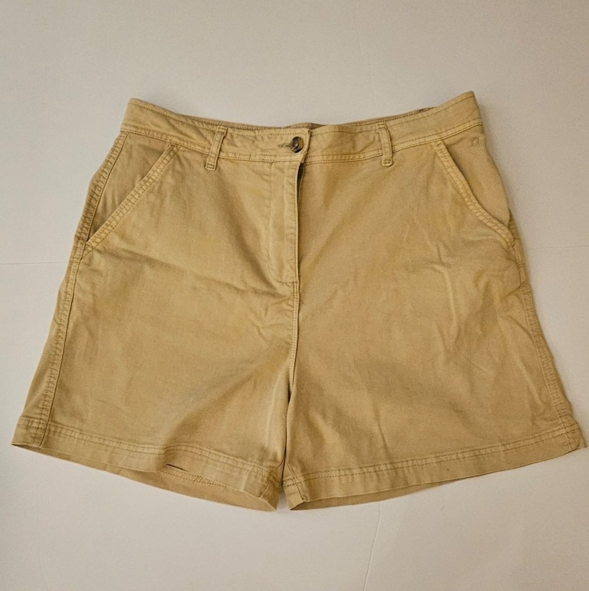 Next Beige Casual Shorts UK 16 Women's